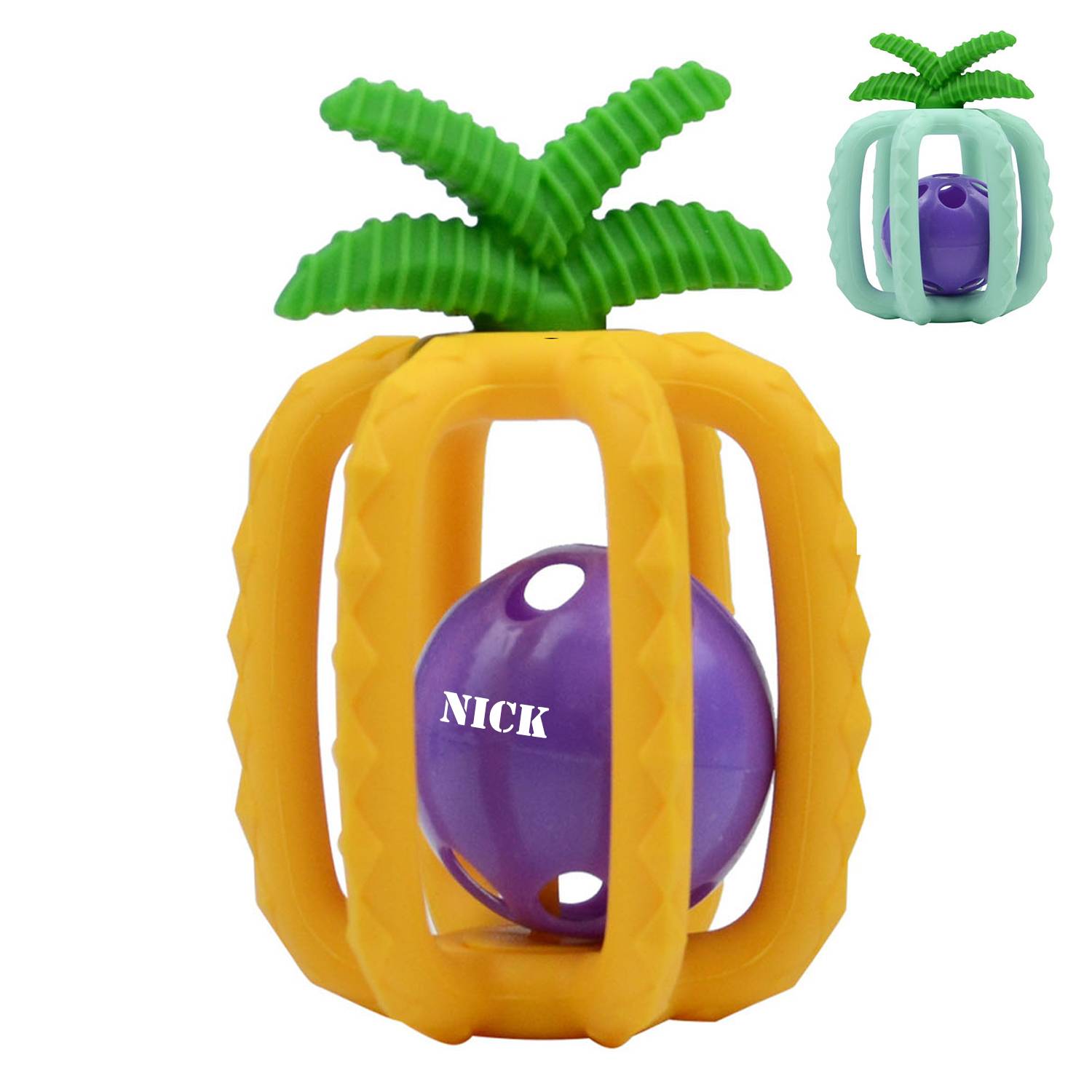 Newborn Silicone Teething Toy shaped in fruits