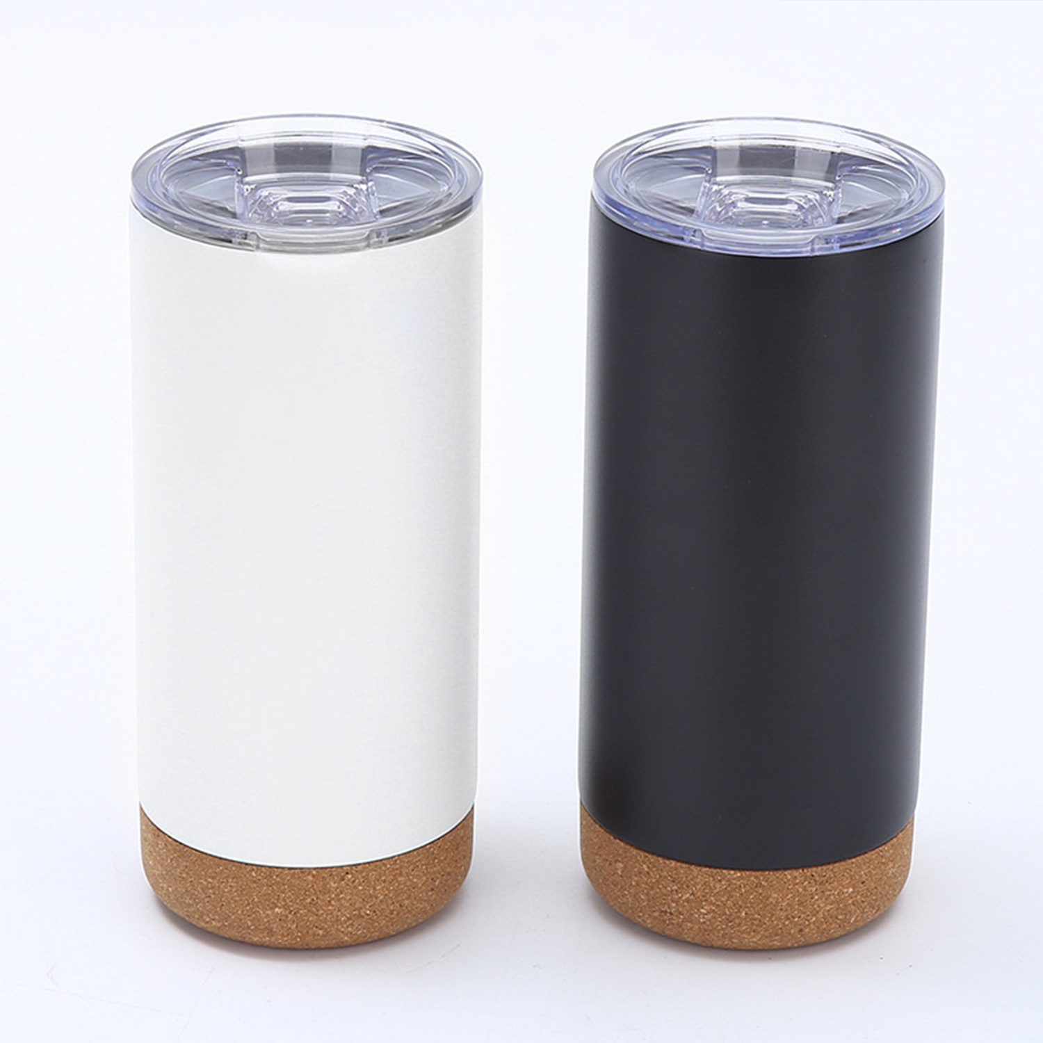 16oz Cork Base Vacuum Stainless Steel Tumblers Water Mug - Image 8