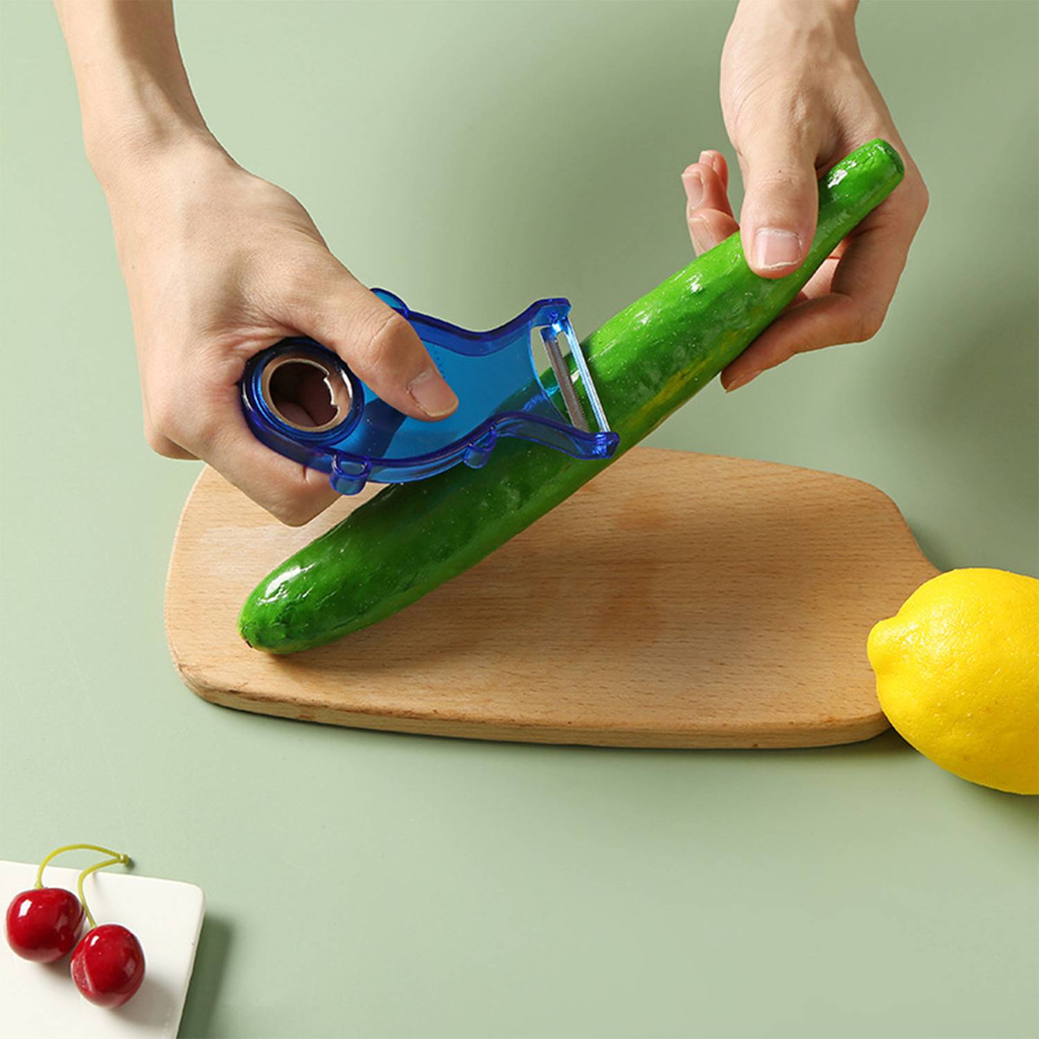 Plastic Fish Shaped Peeler Bottle Opener - Image 3