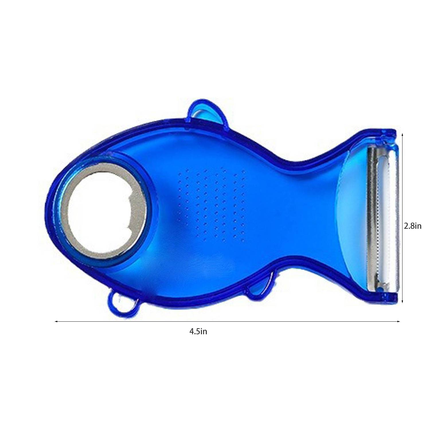 Plastic Fish Shaped Peeler Bottle Opener - Image 4