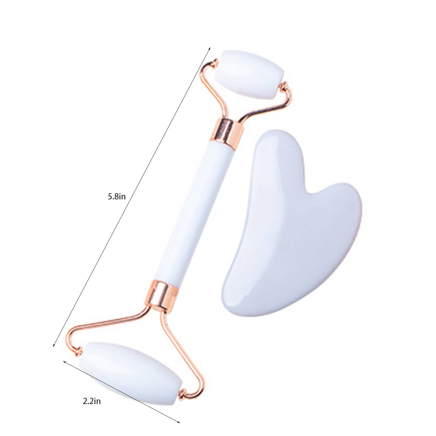 Resin Face Roller Massager Gua Sha Tool Set - Image 3
