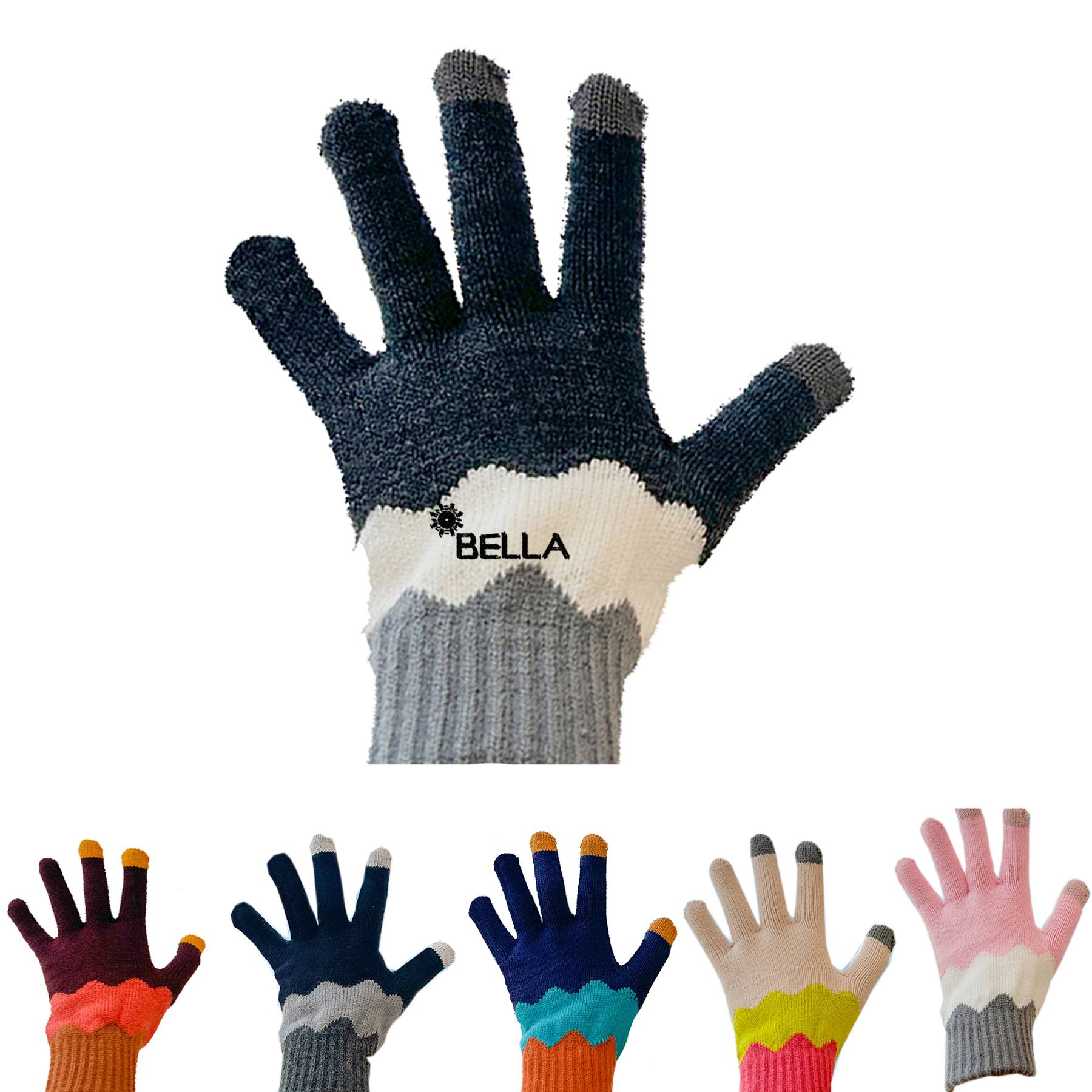 Winter Warm Knitted Touchscreen Gloves