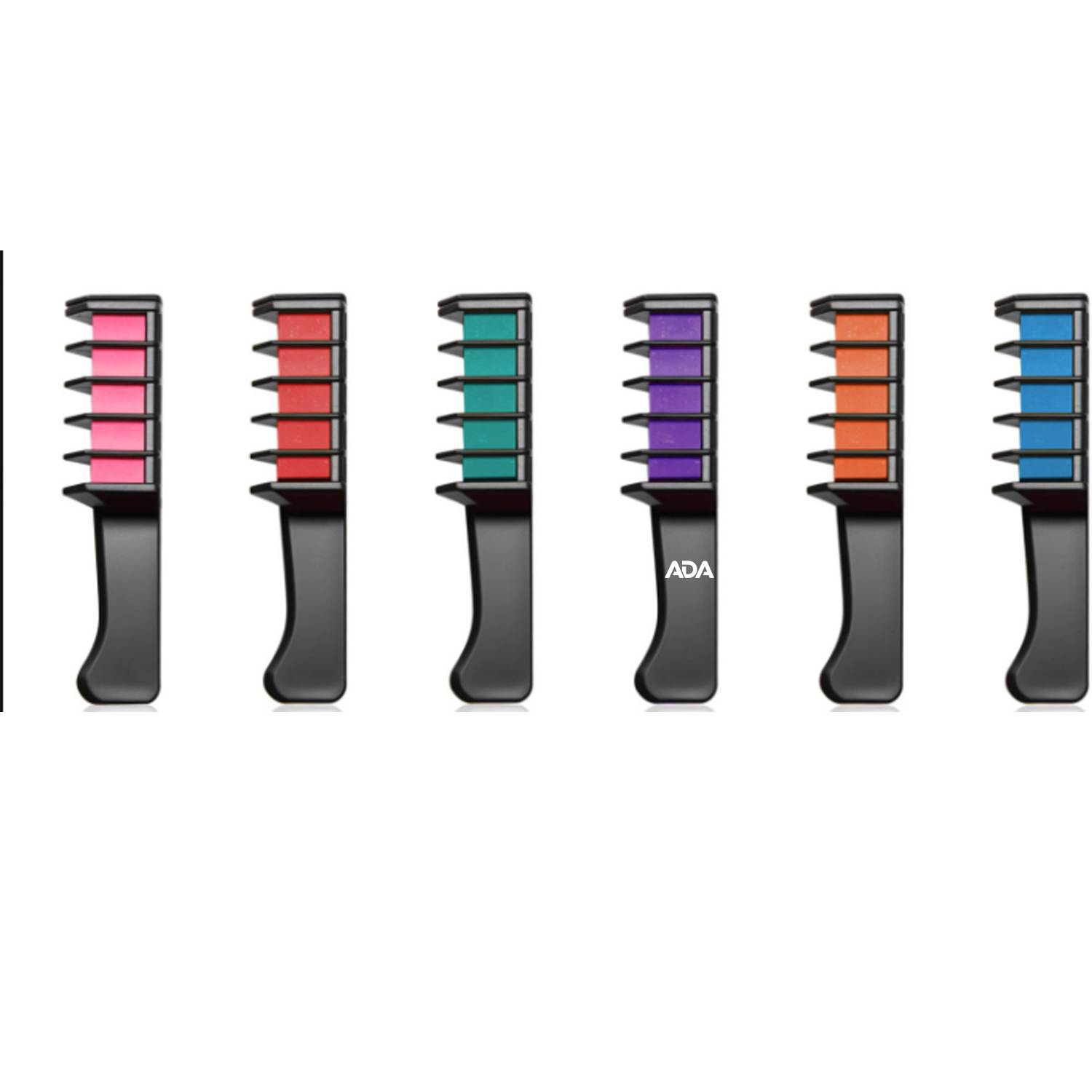 Washable 6-Color Mini Hair Chalk Comb
