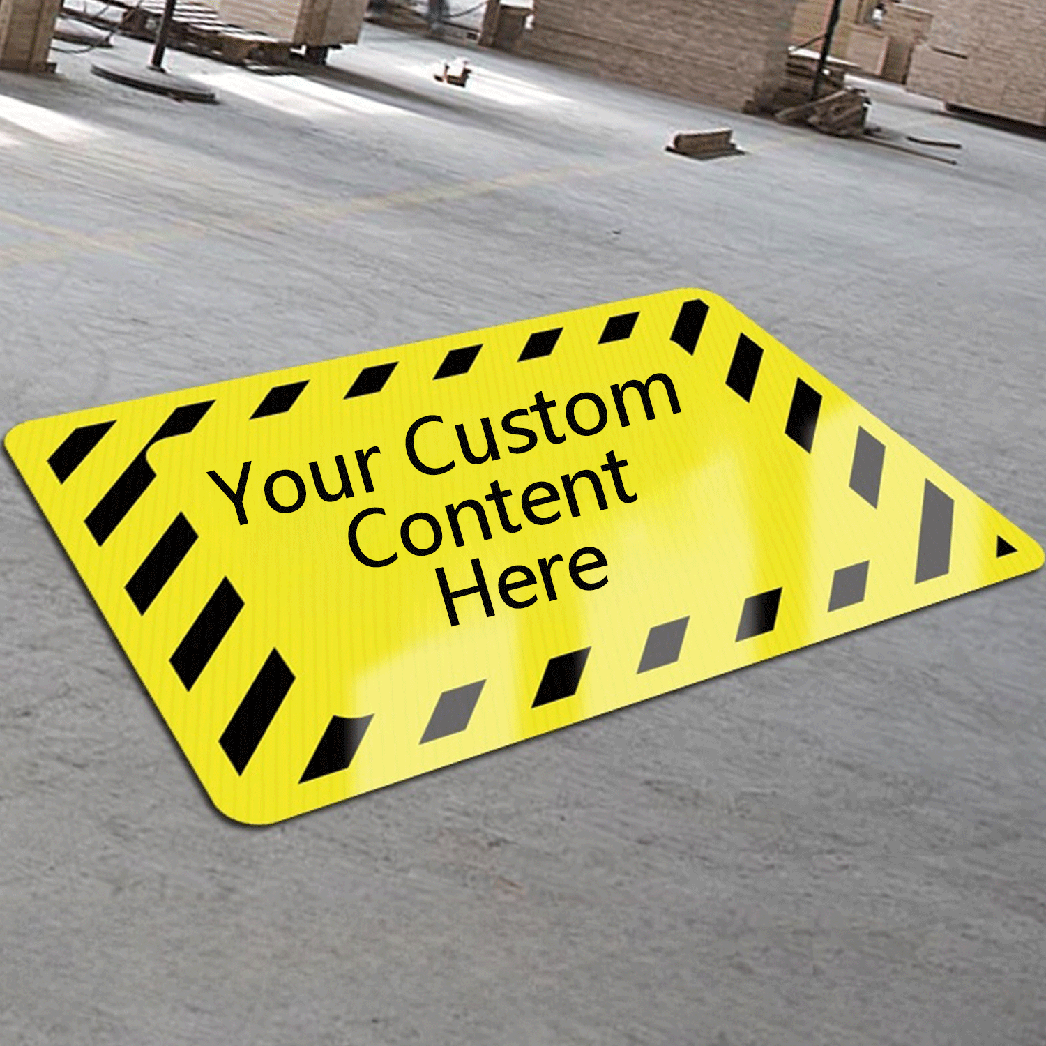 Pvc Road Workshop Factory Warehouse Security Warning Sign - Image 6