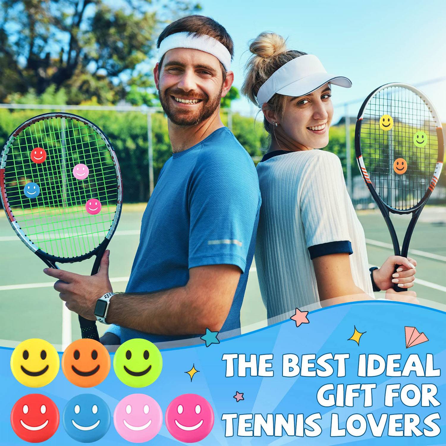 Silicone Tennis Racket Vibration Dampeners - Image 10