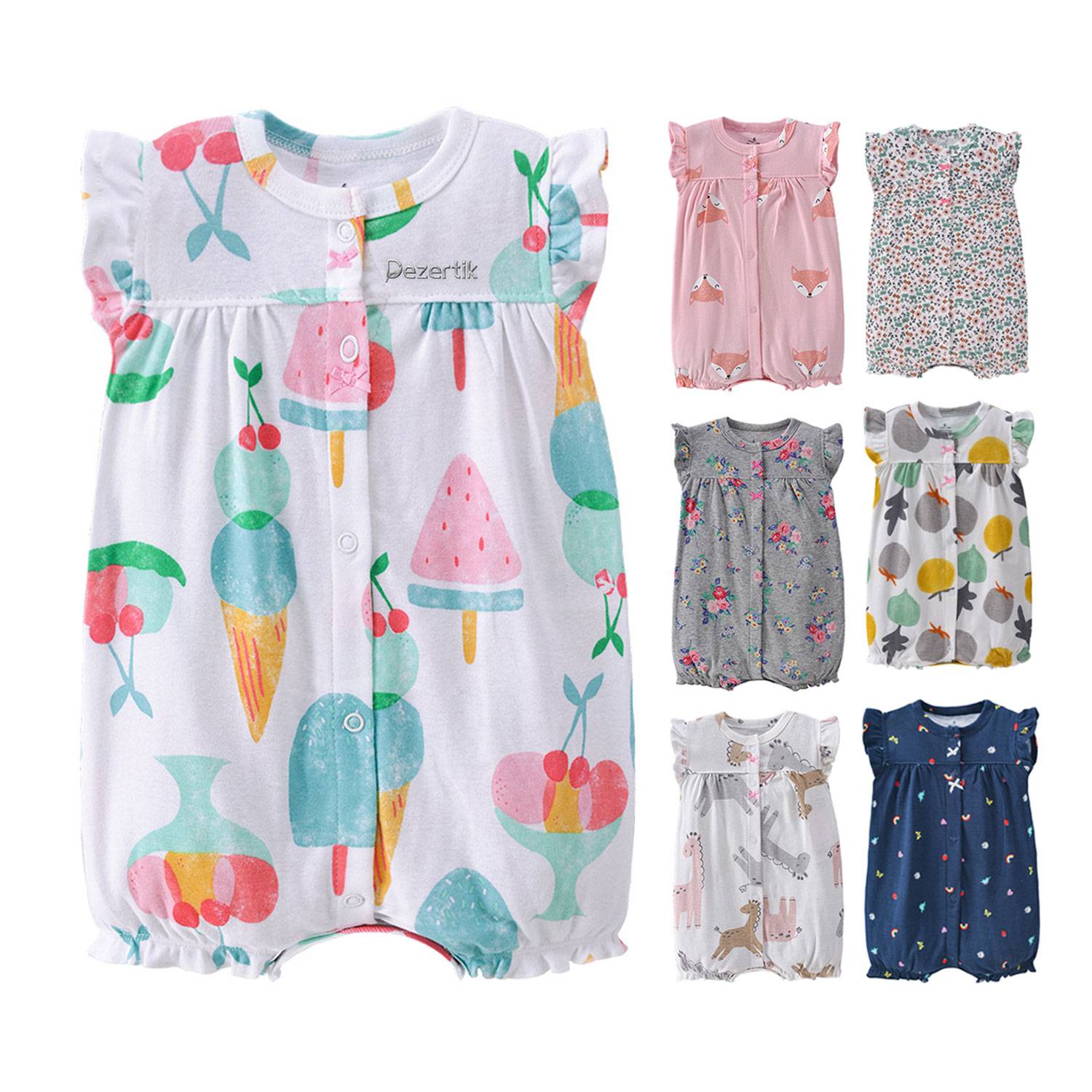 Summer Thin Cotton Baby Romper