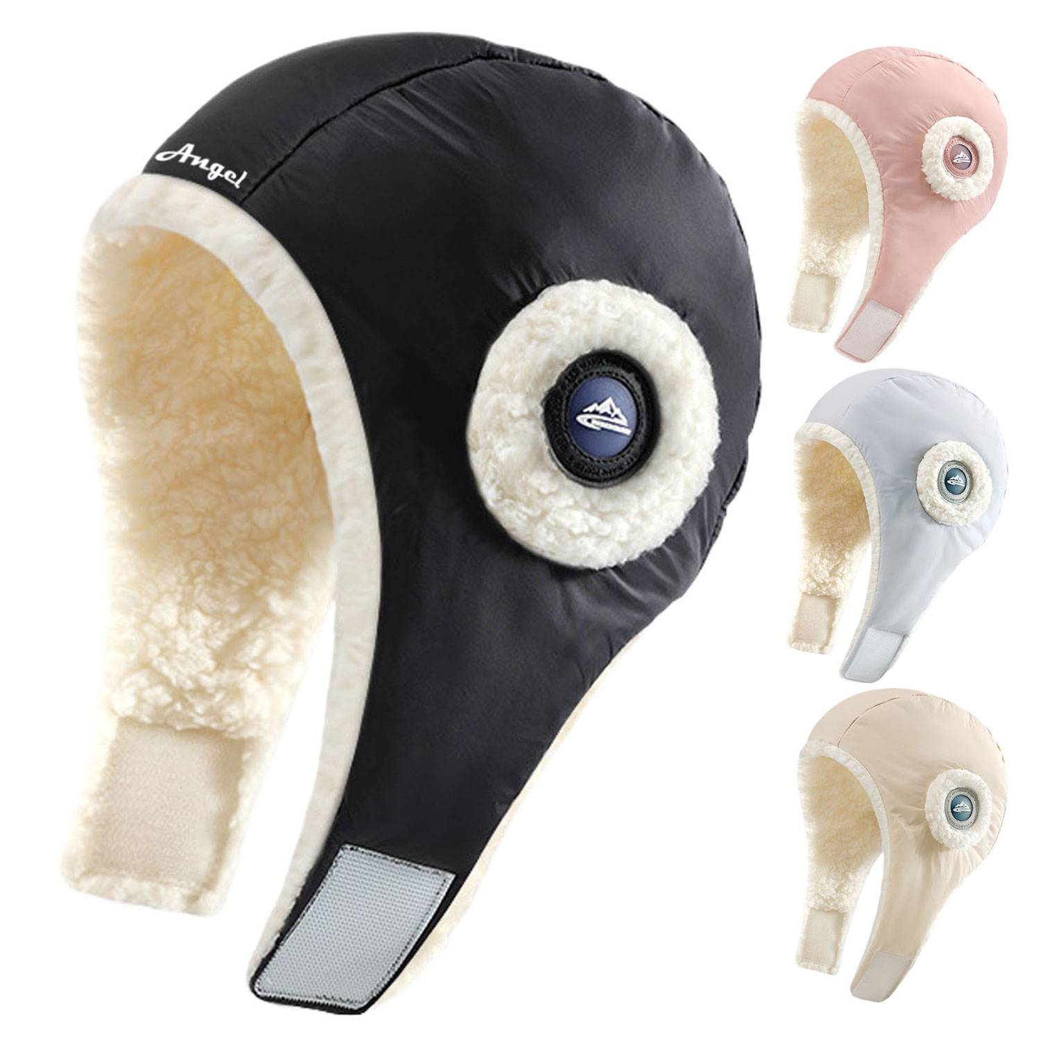 Winter Windproof Down Puffer Hat