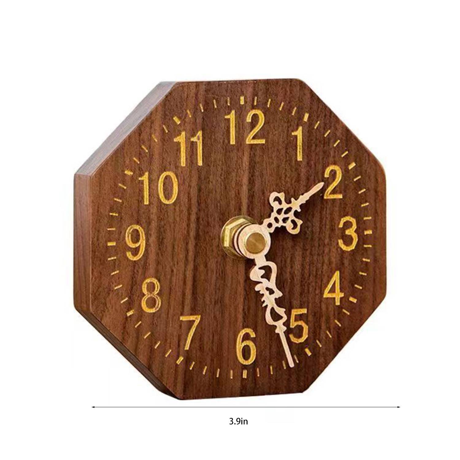 Wood Silent Desktop Decorative Clock - Image 4