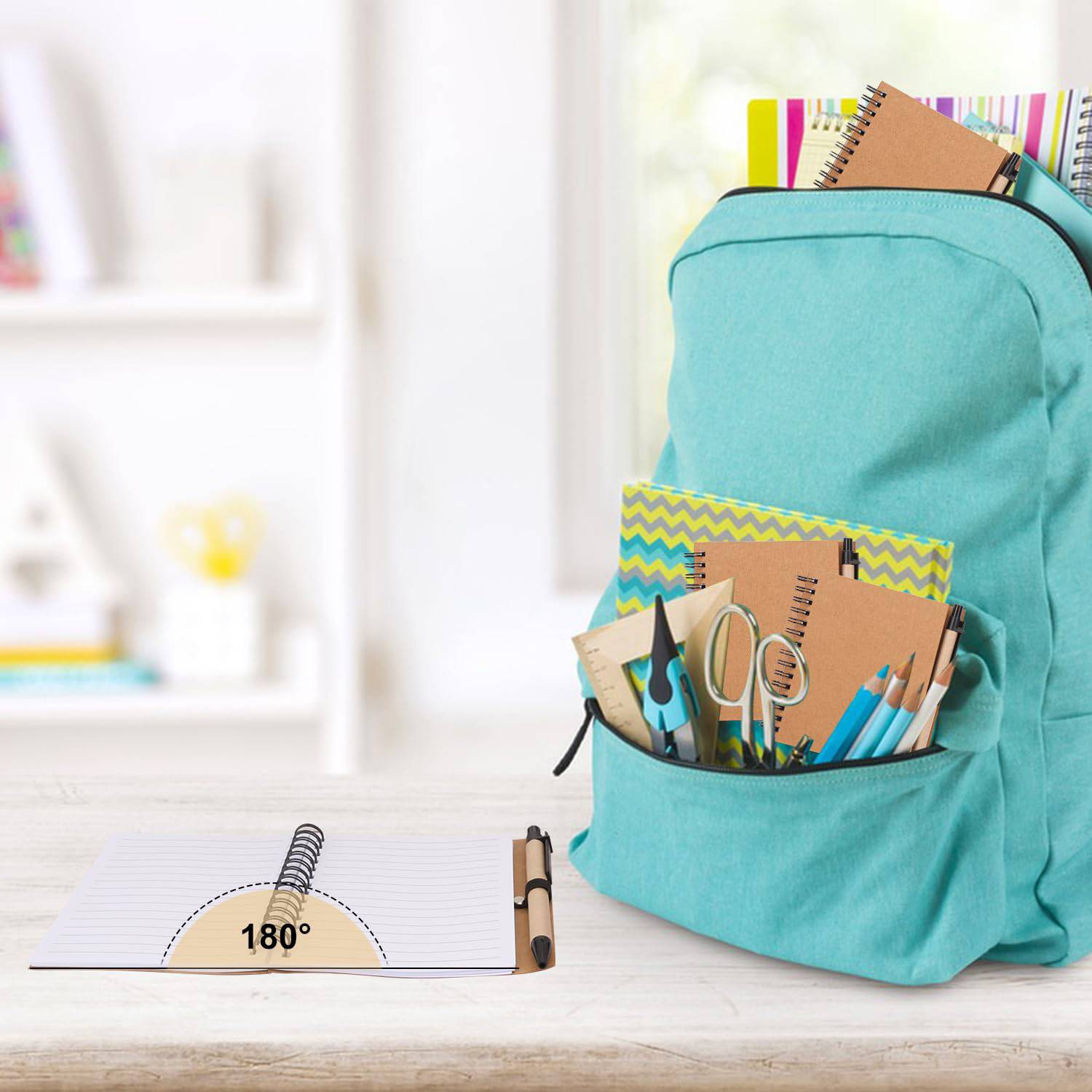 A5 Student Notebook W/ Pen - Image 4