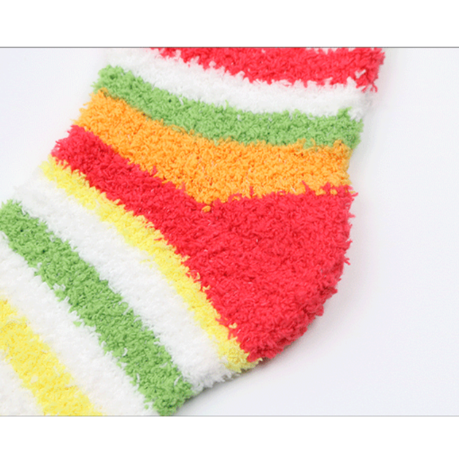 Creative Coral Velvet Socks For Women Striped Day - Image 3