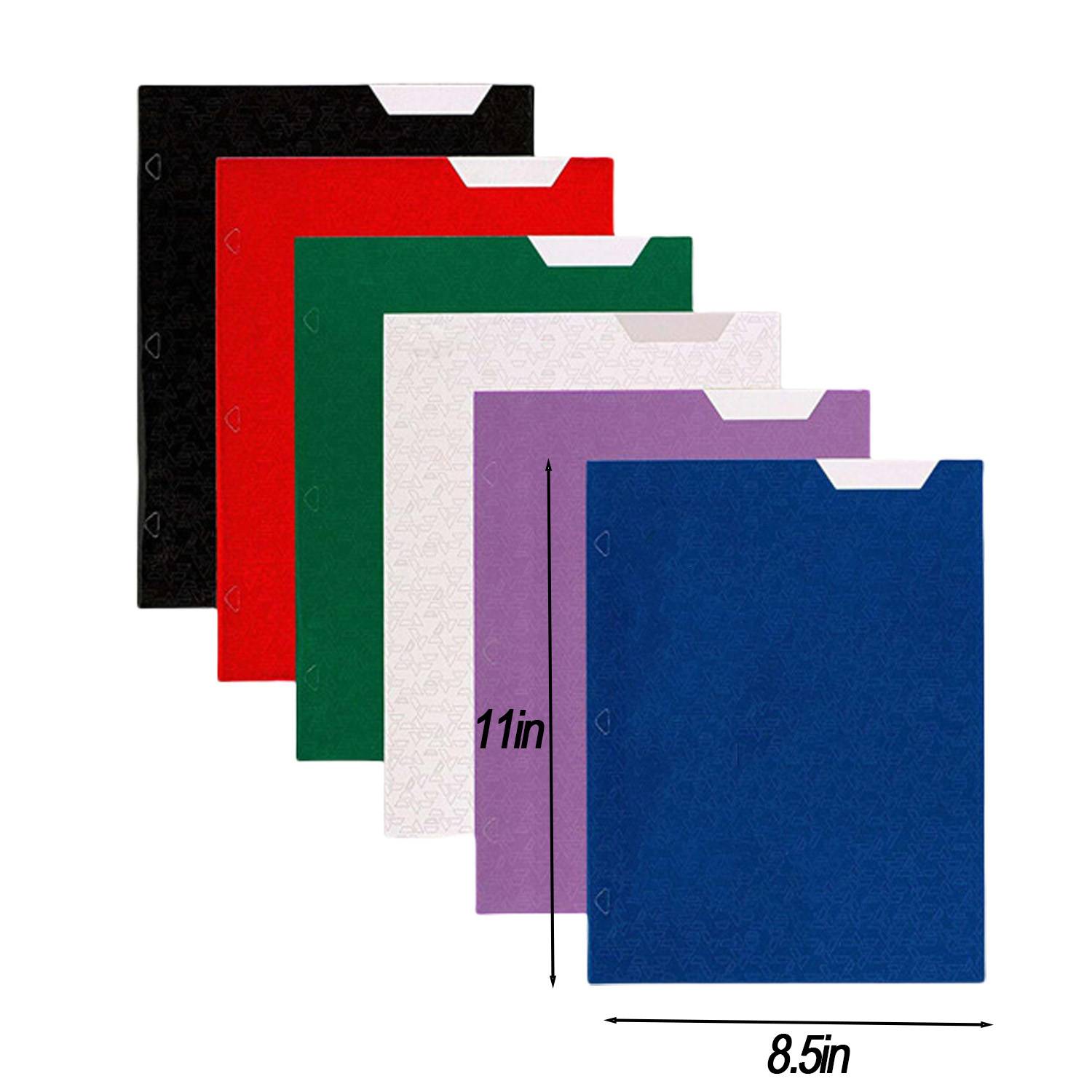 6 Pack A4 3 Ring Binders w/ Labels - Image 3