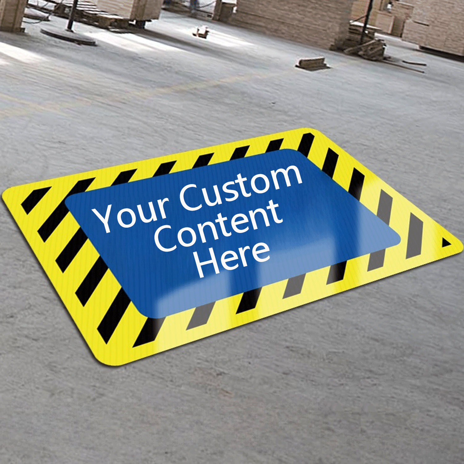 Pvc Road Workshop Factory Warehouse Security Warning Sign - Image 7