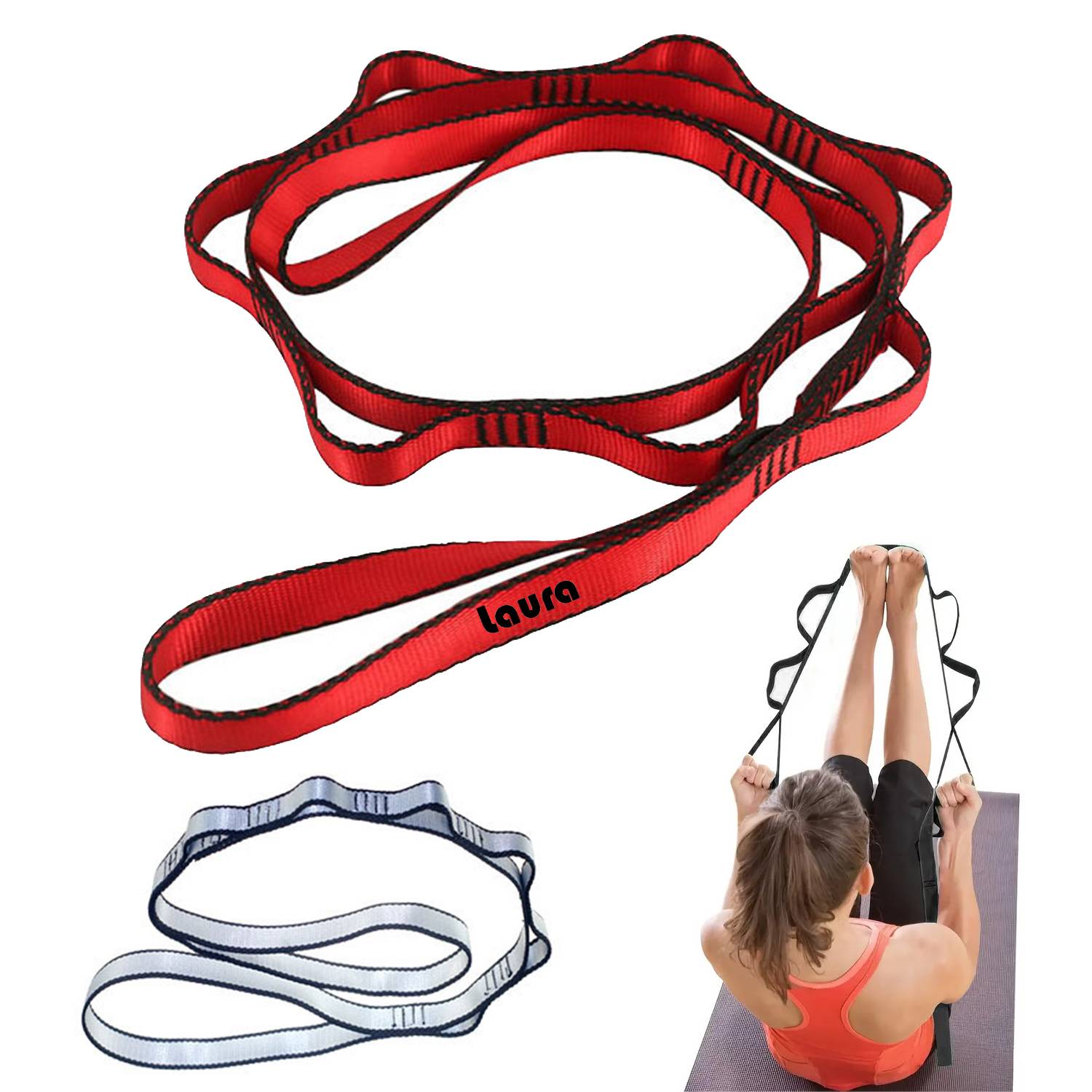 High-strength polyester webbing aerial yoga