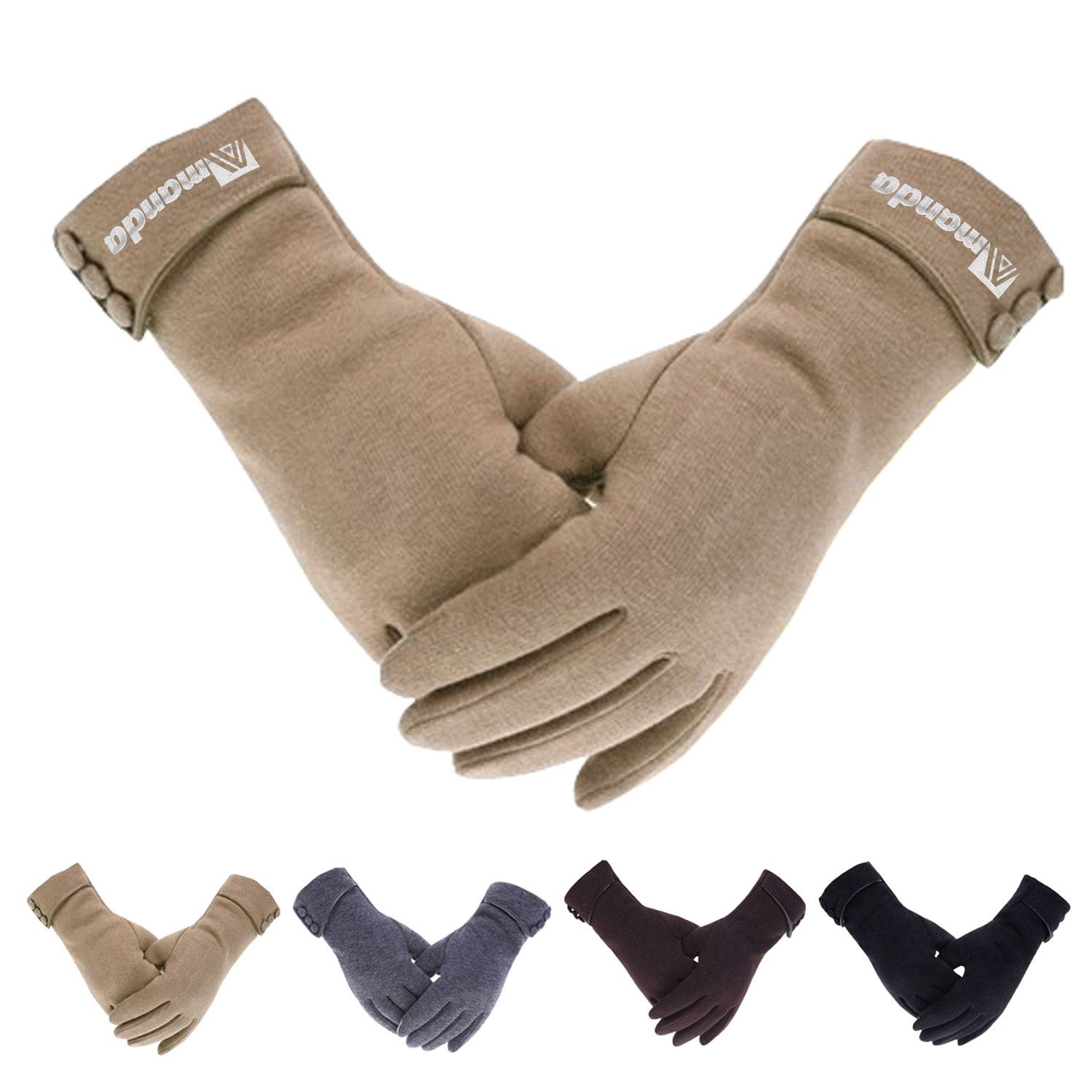 Winter velvet warm gloves