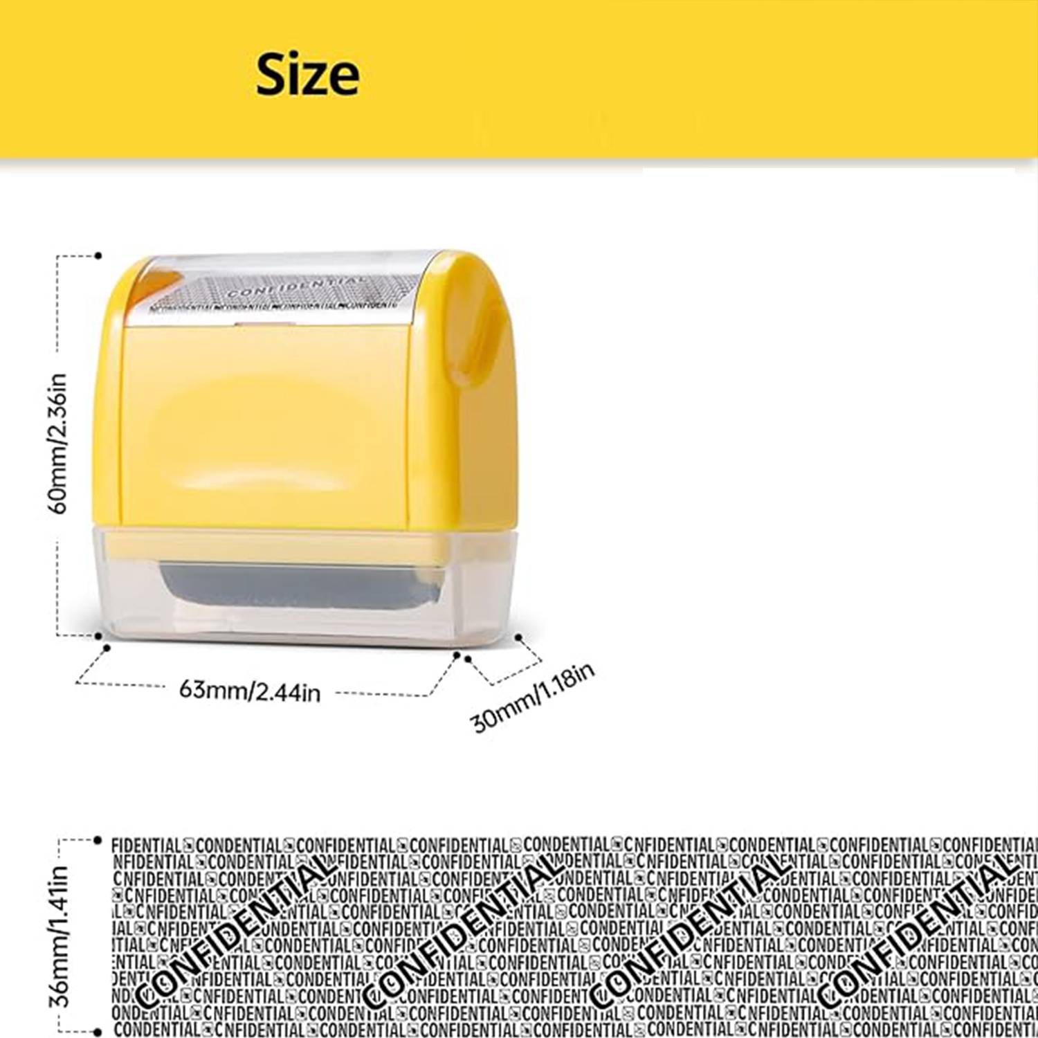 Identity Theft Protection Stamp Cylinder - Image 3