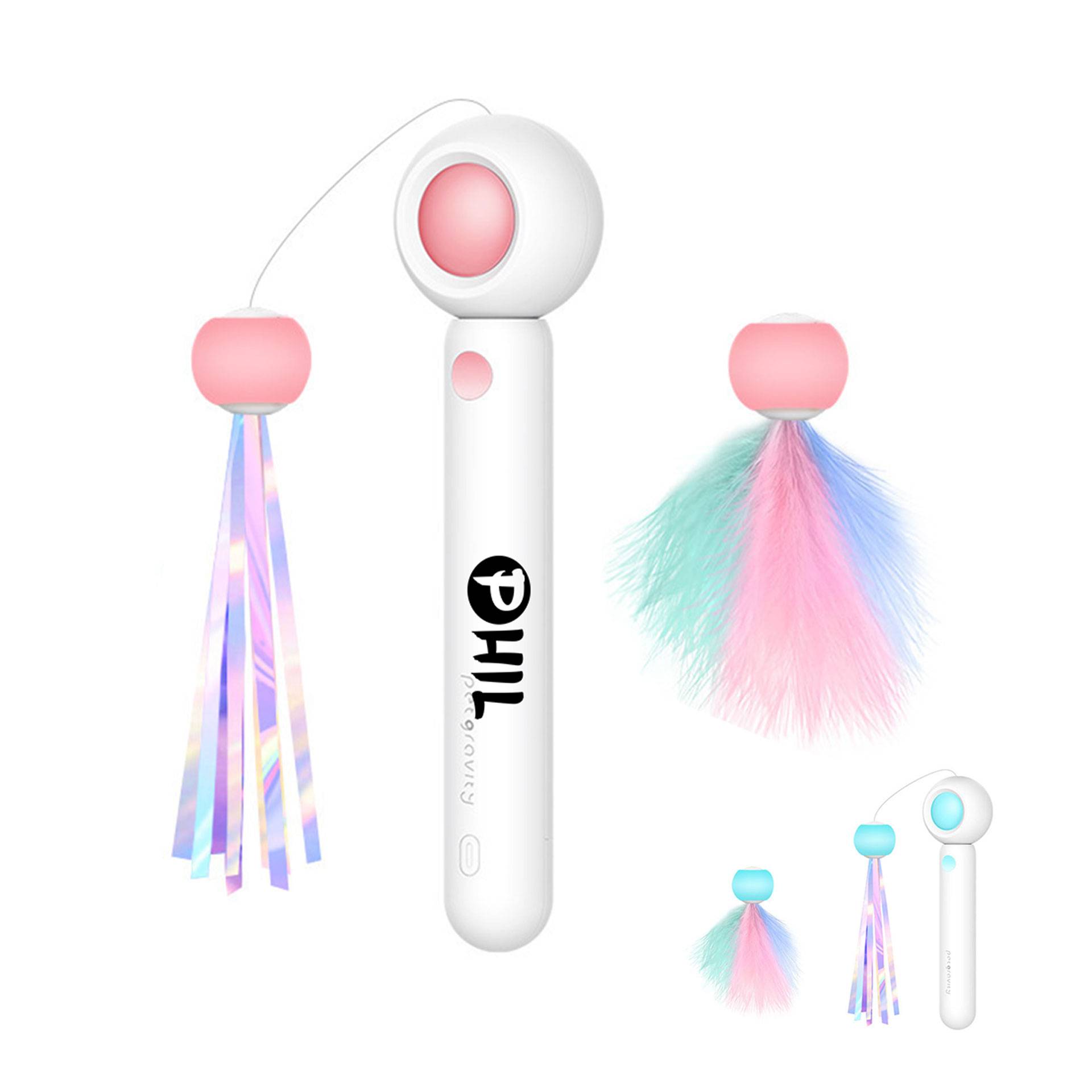 Cute Interactive Cat Wand Toys