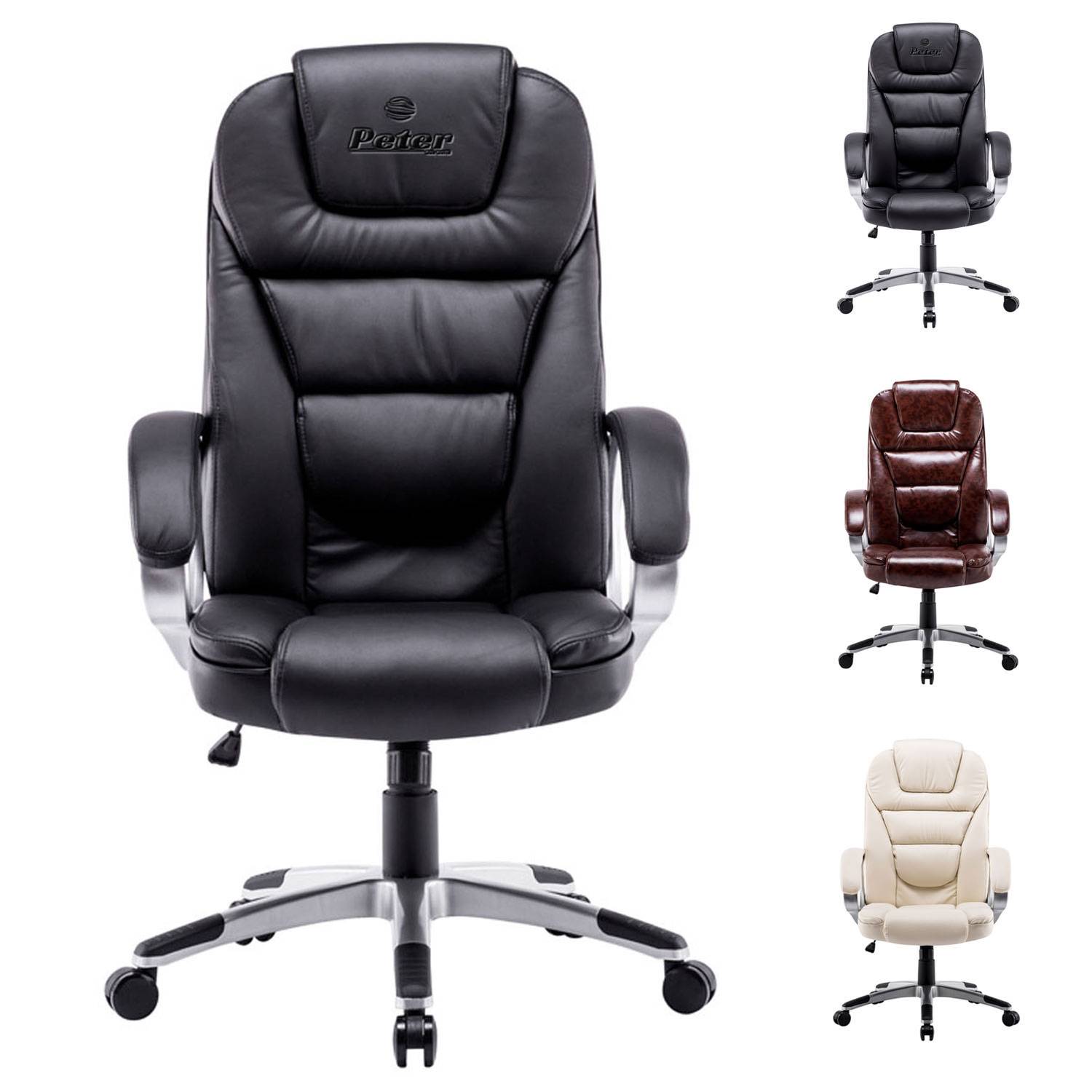 Ergonomic Adjustable Swivel Foam Cushion Office Chair