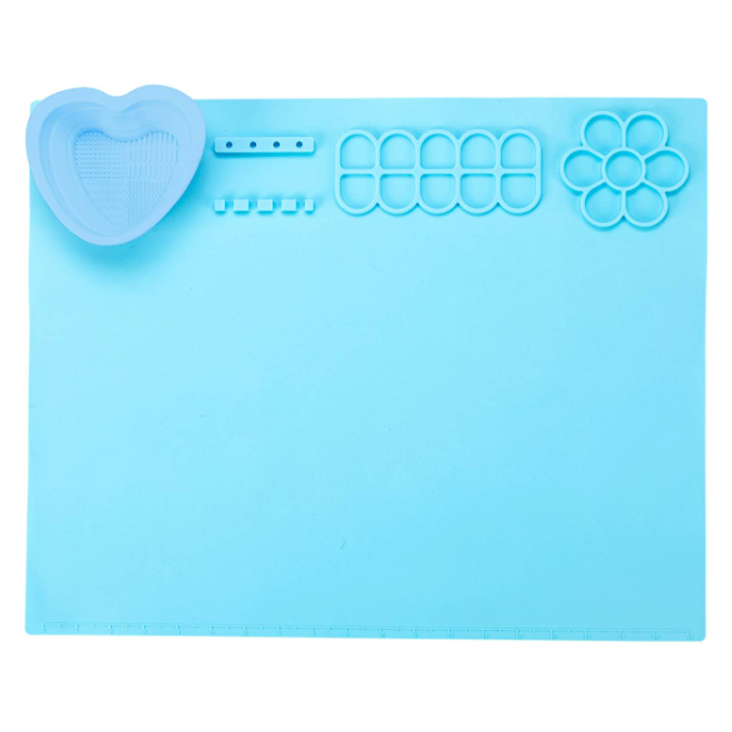 Kids Silicone Drawing Mat Washable Heat Resistant Pad - Image 3