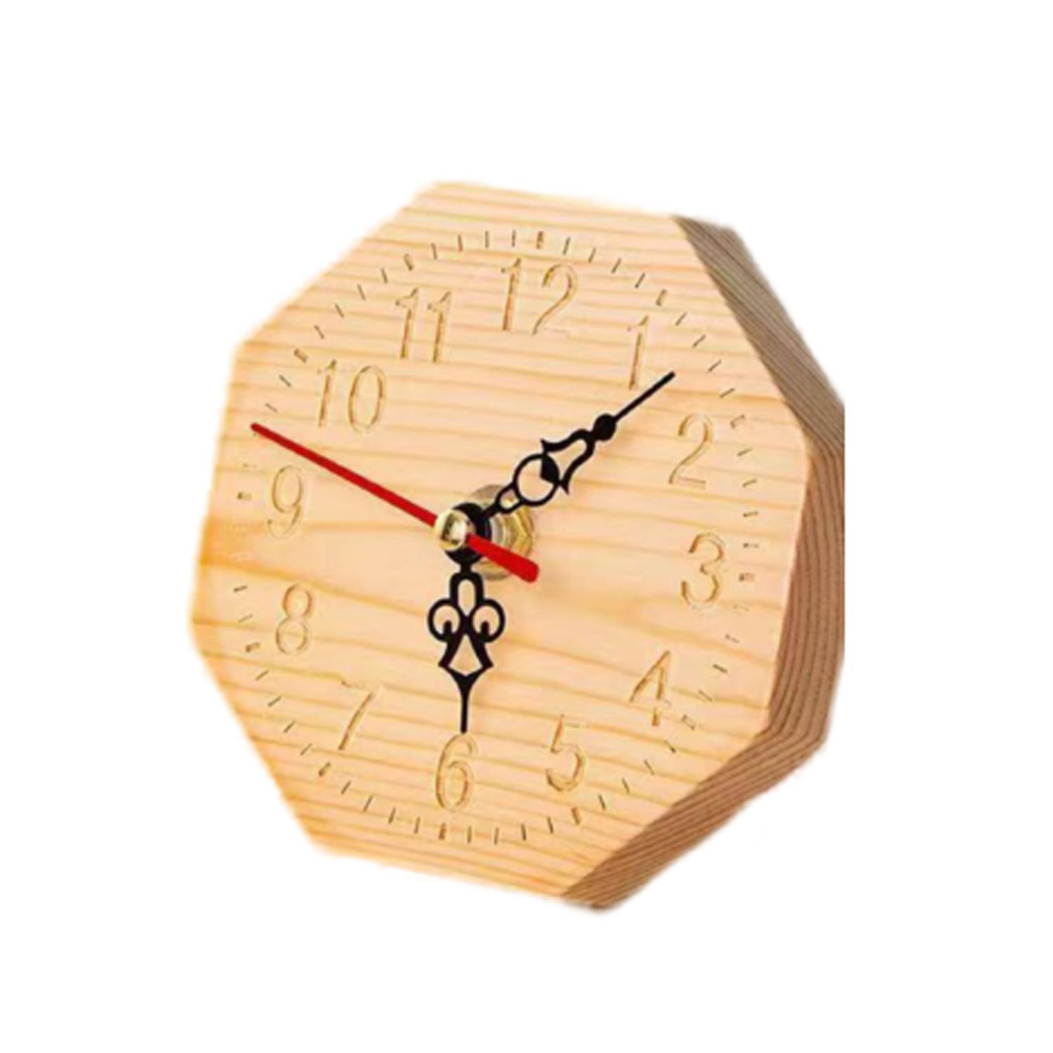 Wood Silent Desktop Decorative Clock - Image 5
