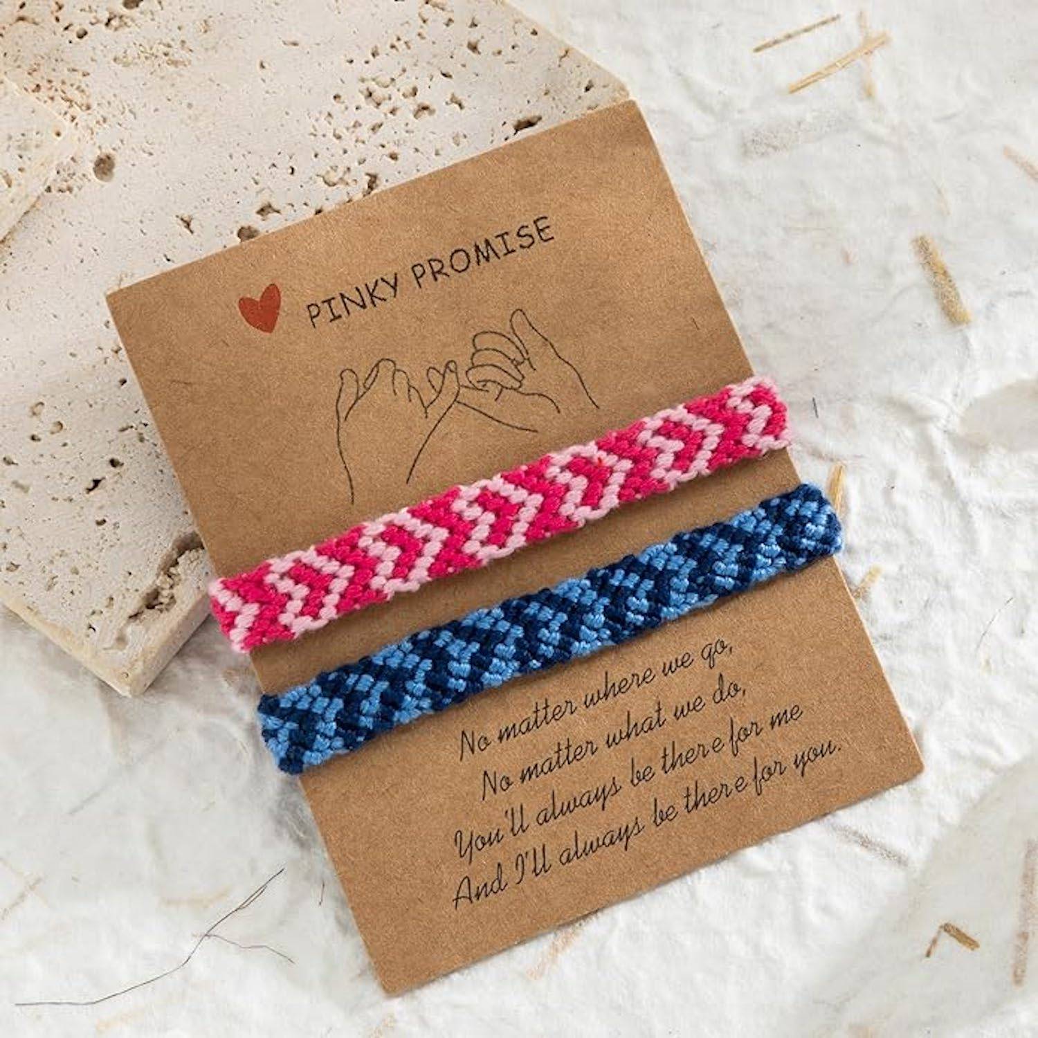 Handmade Woven Heart Friendship Bracelet - Image 3