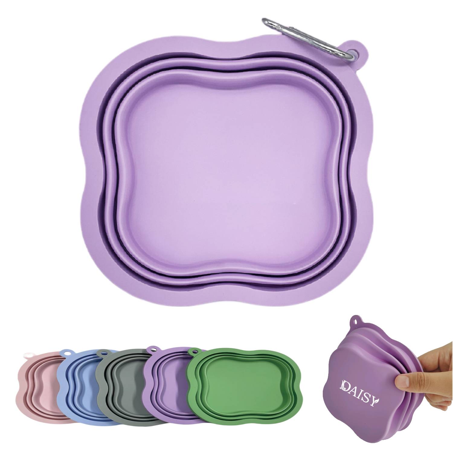 Portable Travel Pet Food Feeding Dog/Cat Bowl