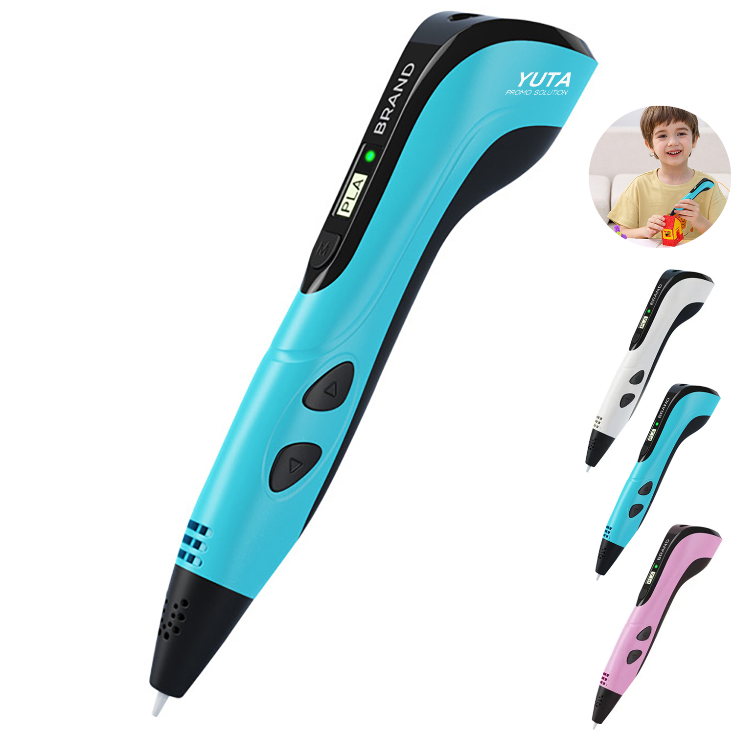 Rechargeable 3D Printing Pen W/ Lcd Display