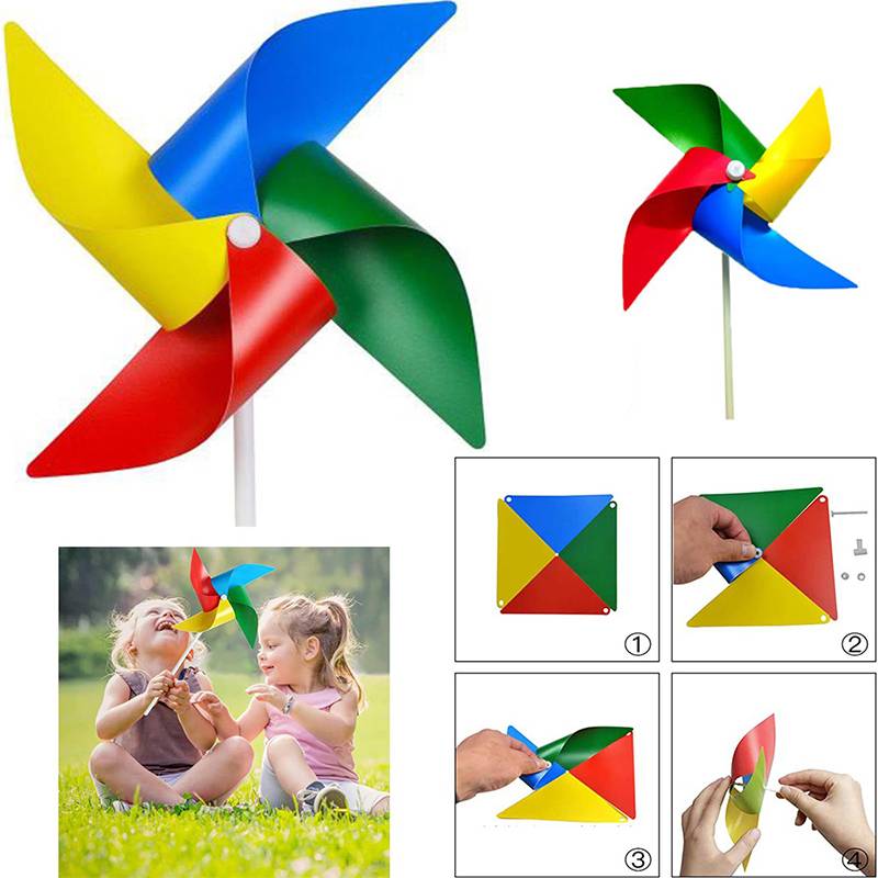 Four-Leaf Color Pinwheel