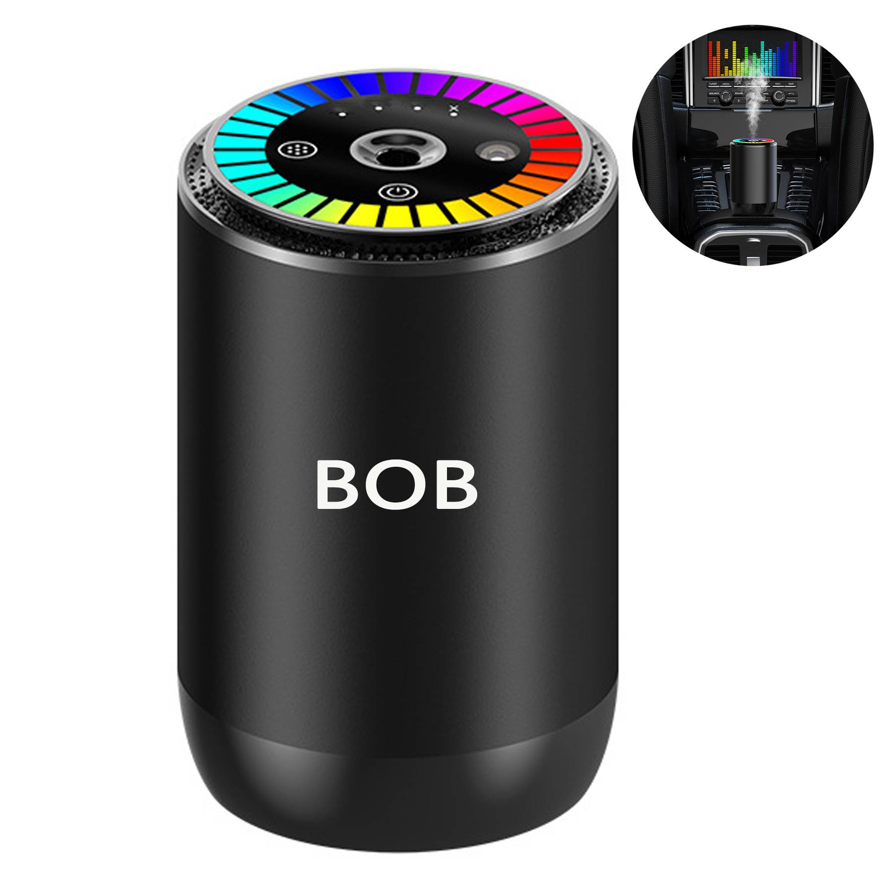 Intelligent Vehicle Air Purifier with Starry Sky Projection