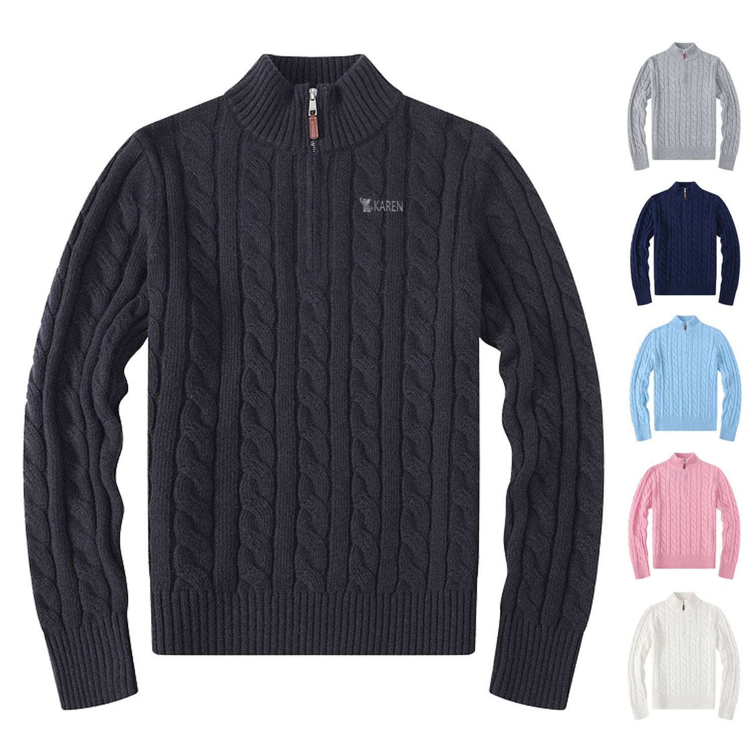 Cozy Winter Warm Long Sleeve Wool Sweater