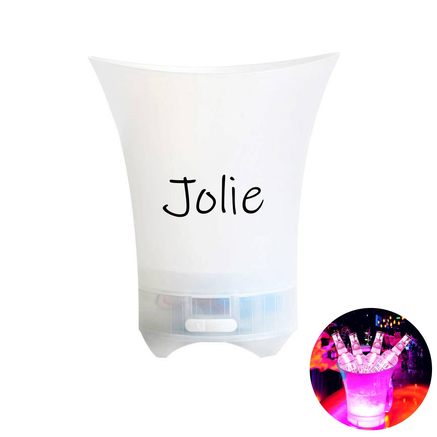 5L LED ice bucket