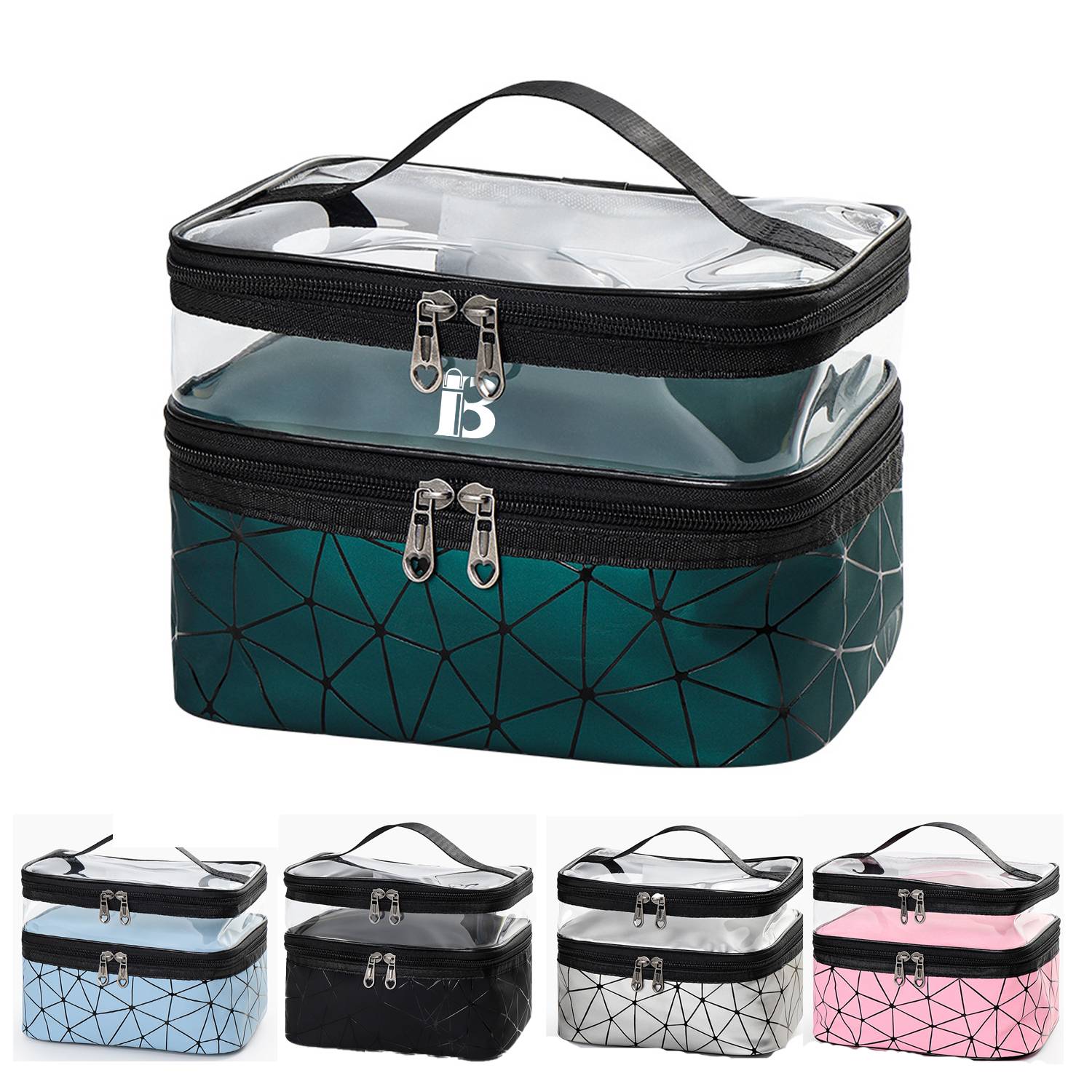 Double Layer Cosmetic Bag