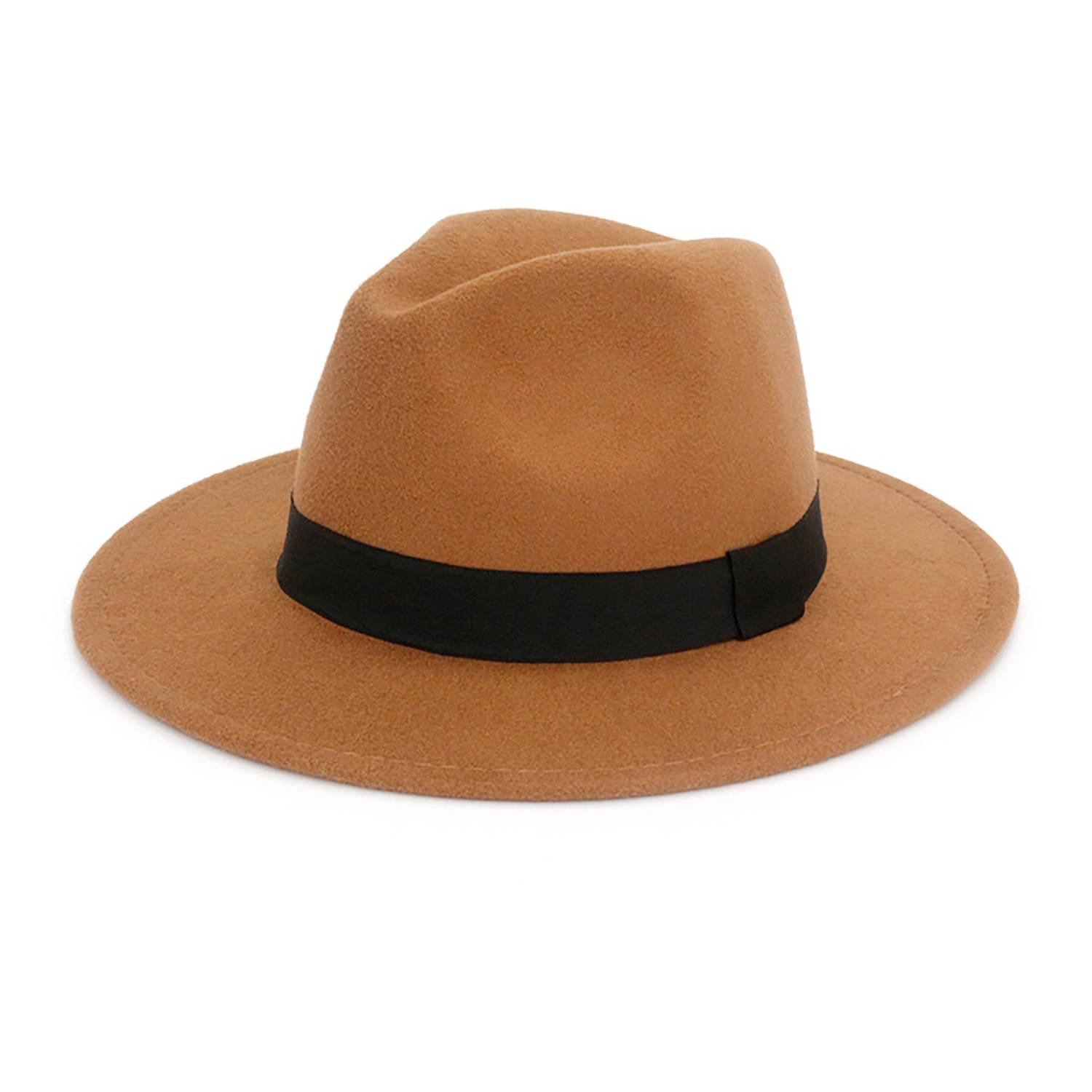 Unisex Vintage Wide Brim Fedora Hat - Image 7