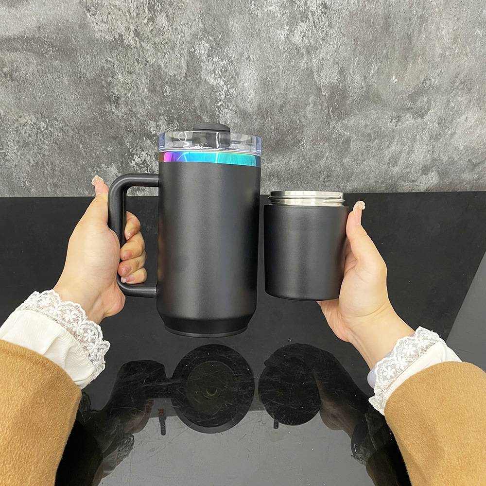 40oz Double-Layer Split 2-In-1 Insulated Bottle - Image 4