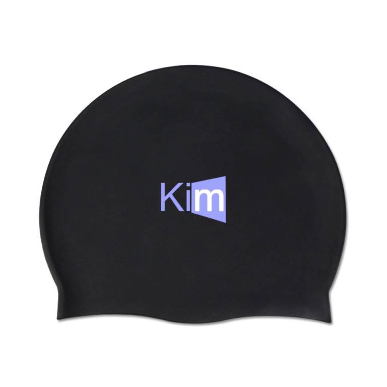 Universal Silica Gel Pure Color Swimming Cap
