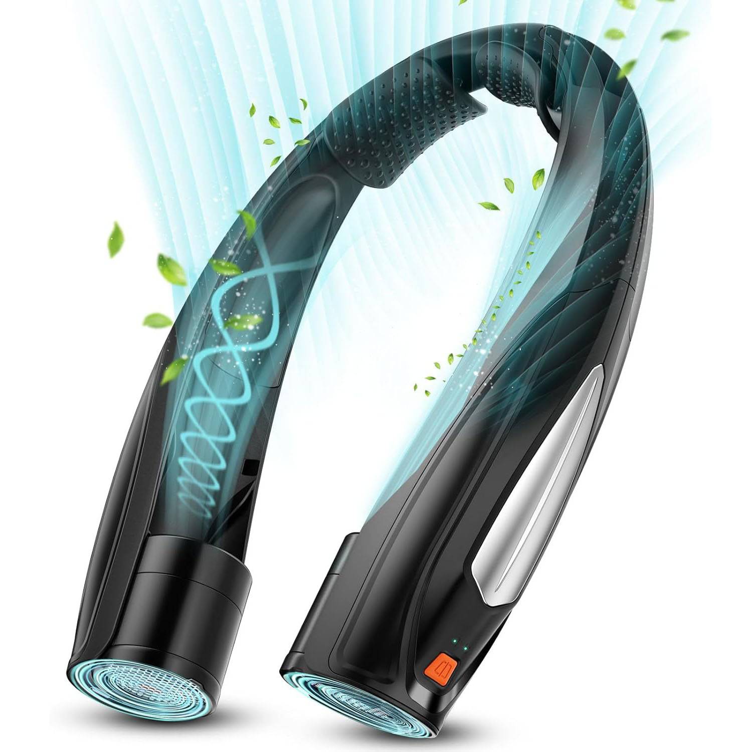 Rechargeable Hands Free 6-Speed Wearable Neck Fan - Image 4