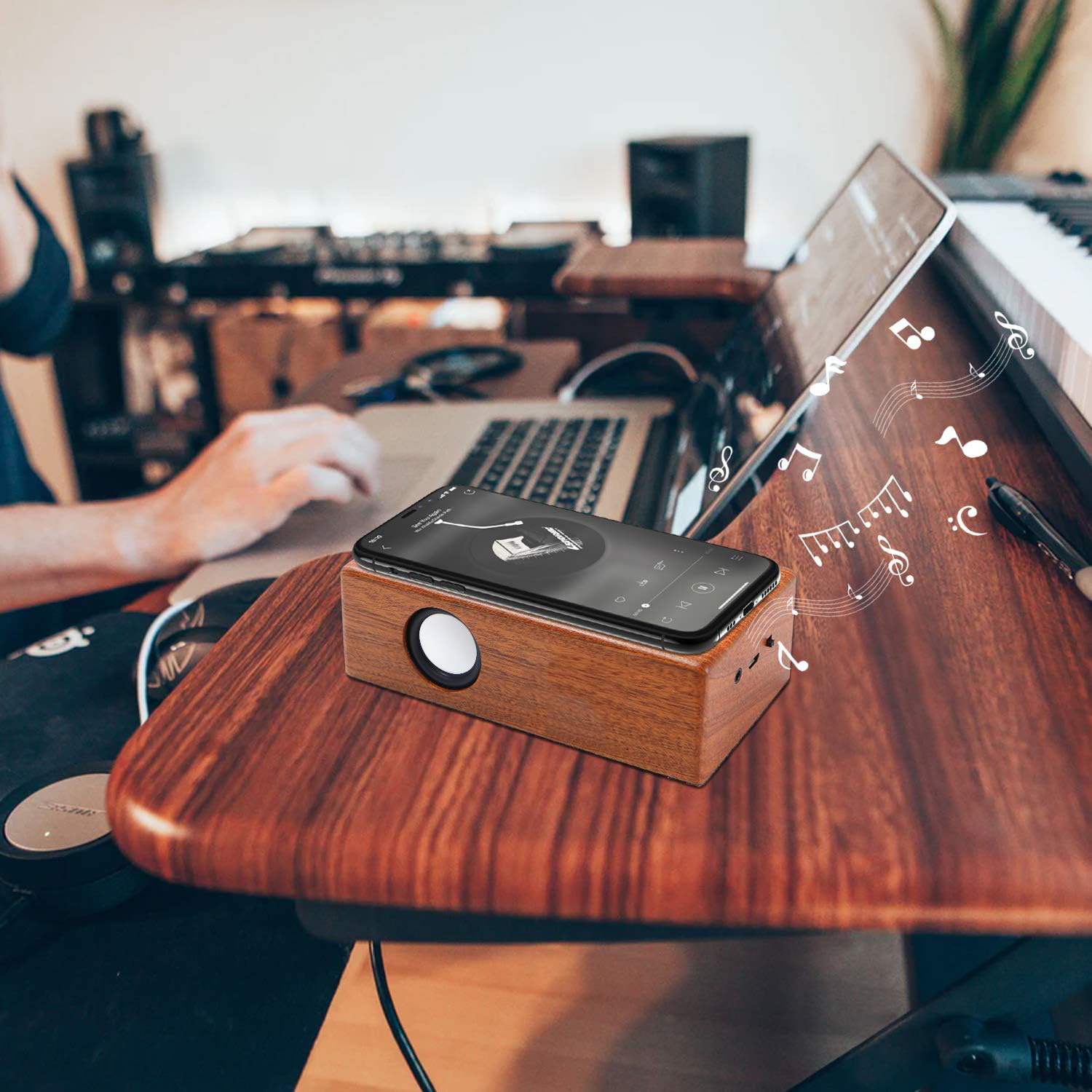 Portable Magic Wooden Speaker - Image 3
