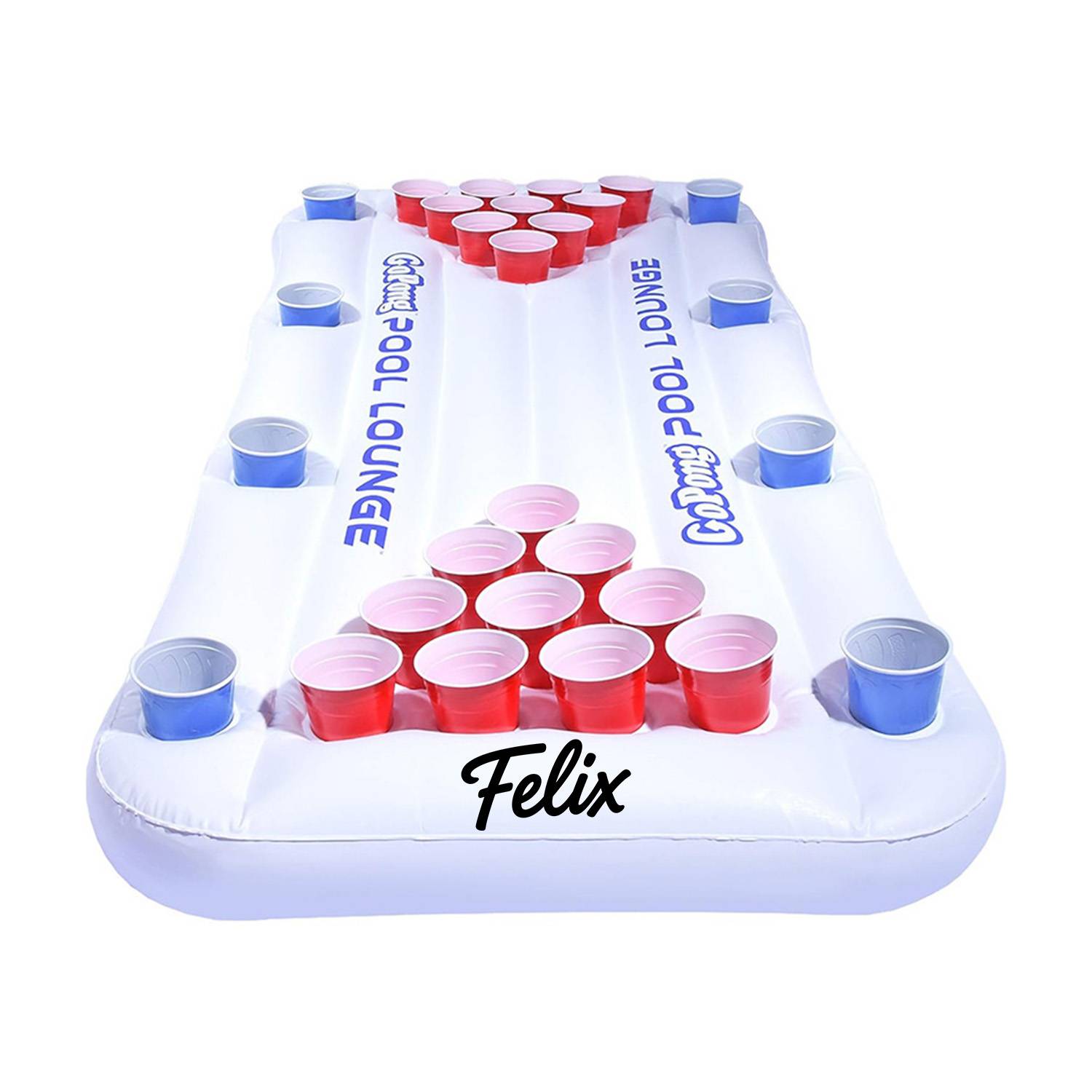 Inflatable Beer Pong Pool Float Lounge Table