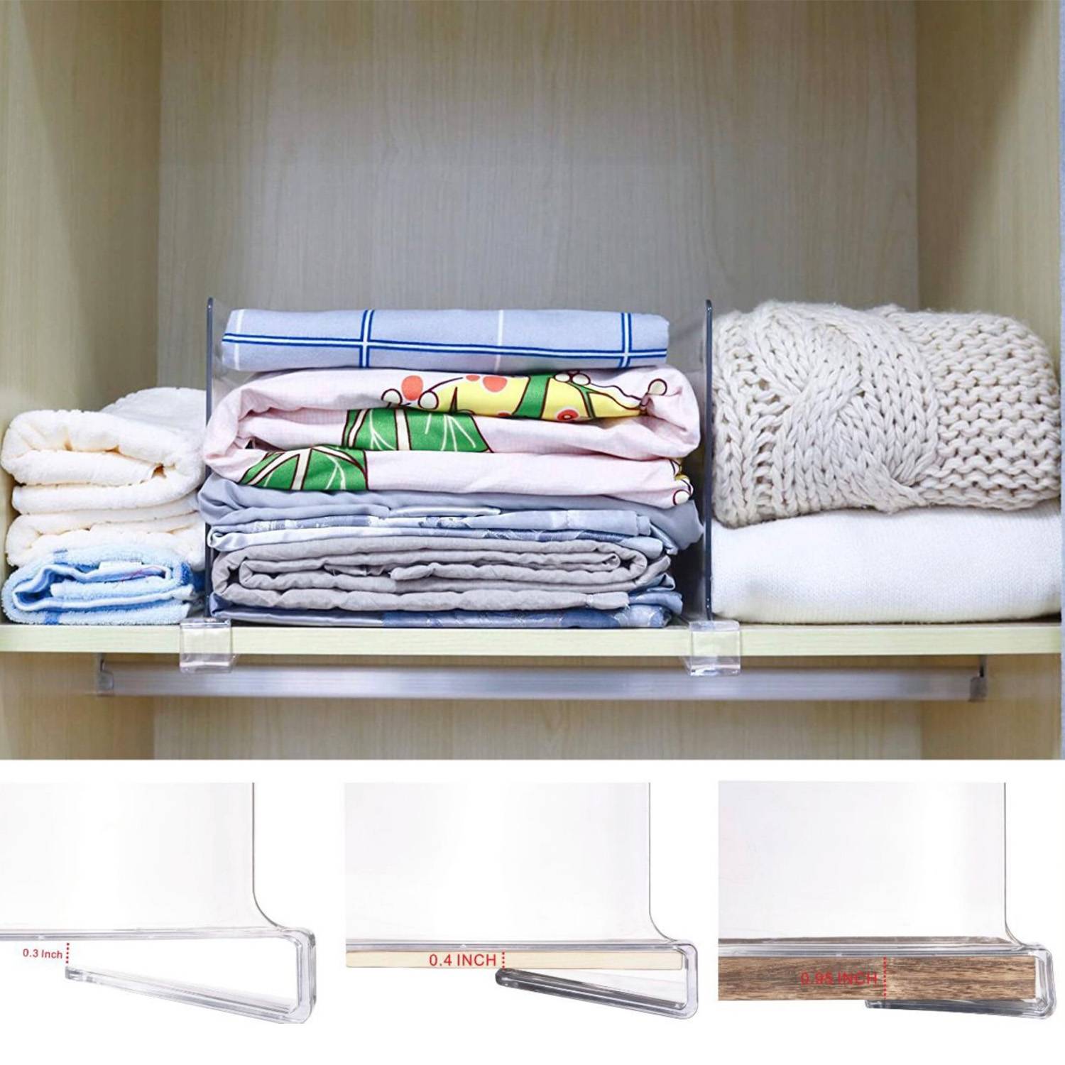 Partition Shelf Clear Acrylic - Image 4