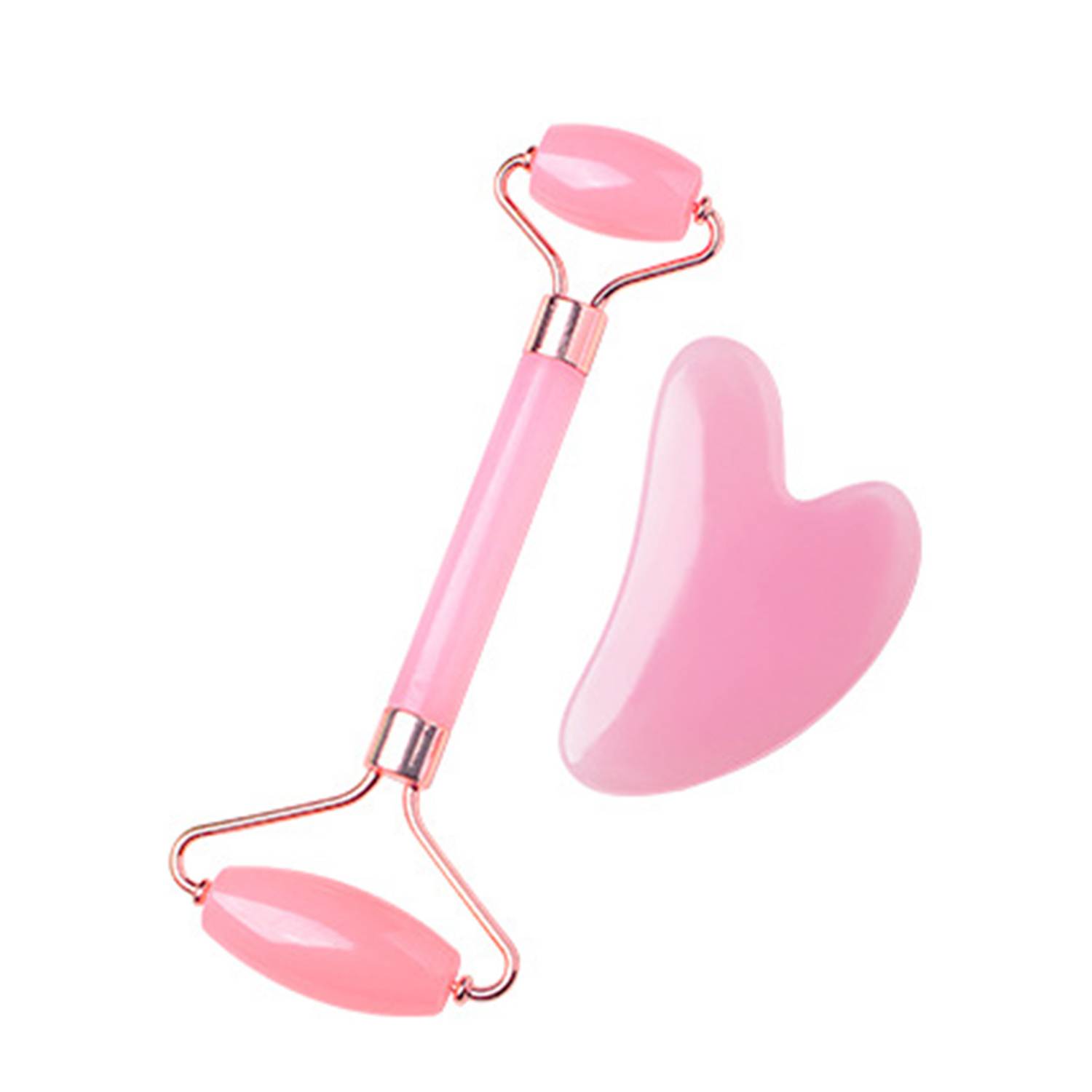 Resin Face Roller Massager Gua Sha Tool Set