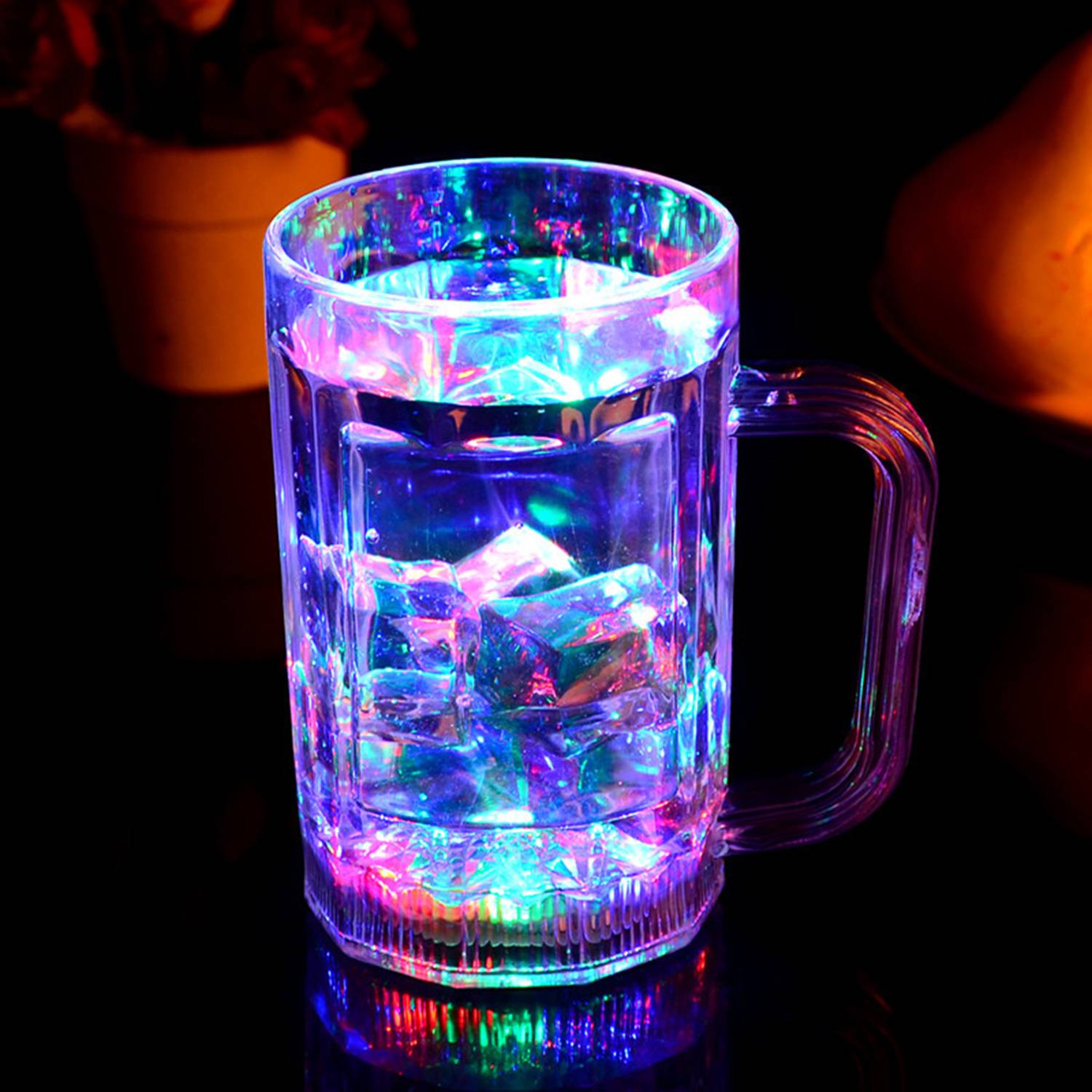 16oz Liquid Activated LED Light Up Beer Glass - Image 3