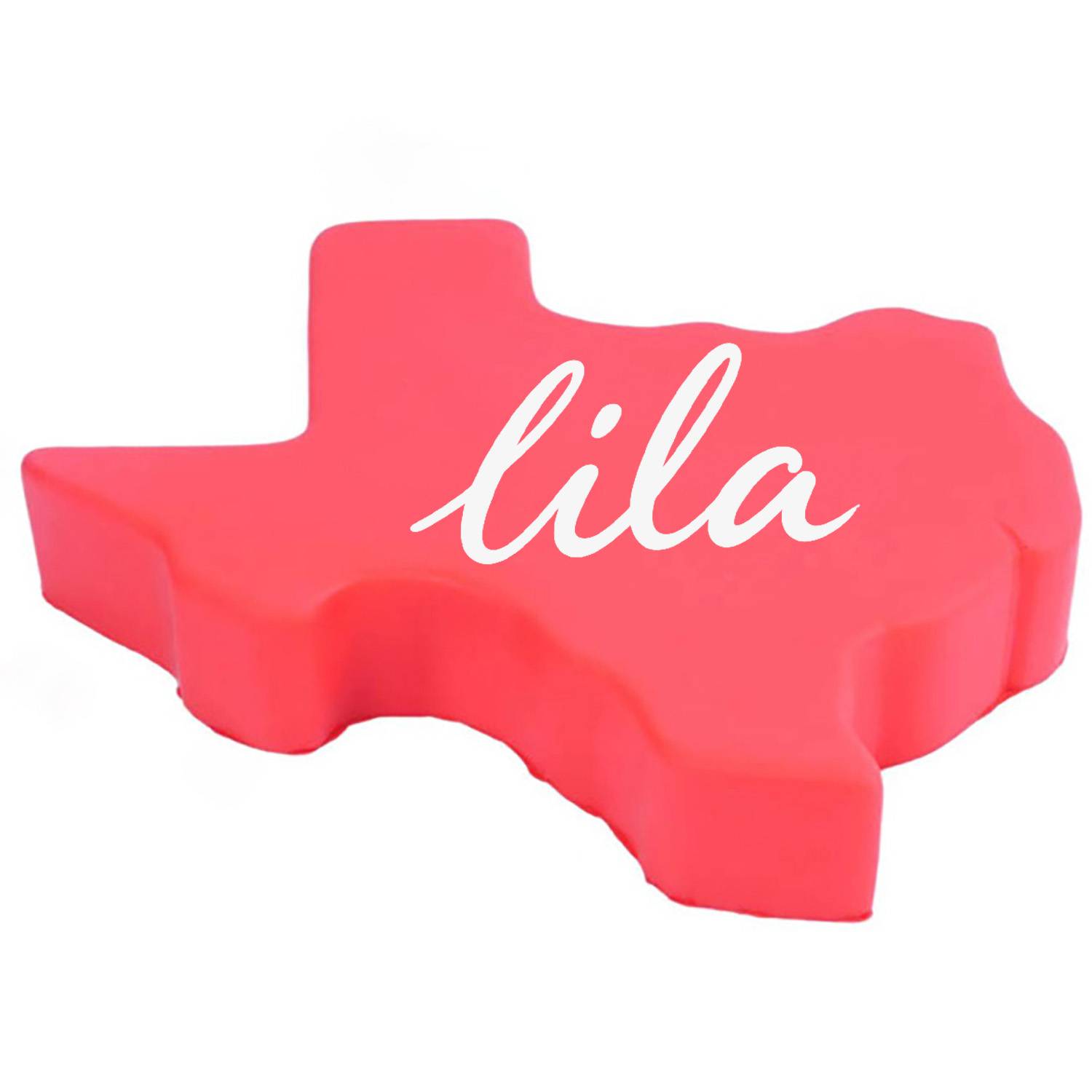 Texas Map PU Foam Squishy Stress Reliever