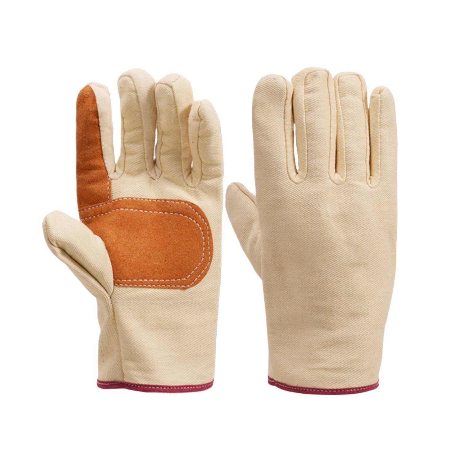 Double Layer Thickening Canvas Gloves - Image 3