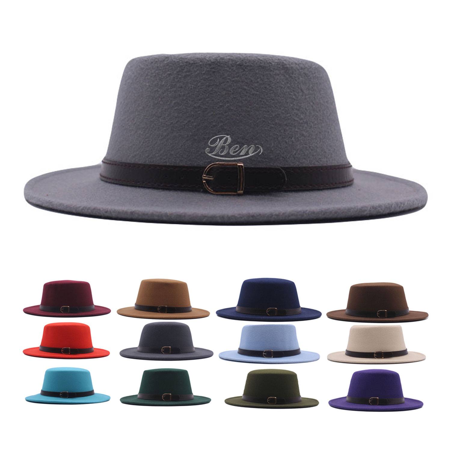 Vintage Wool Fedora Hat
