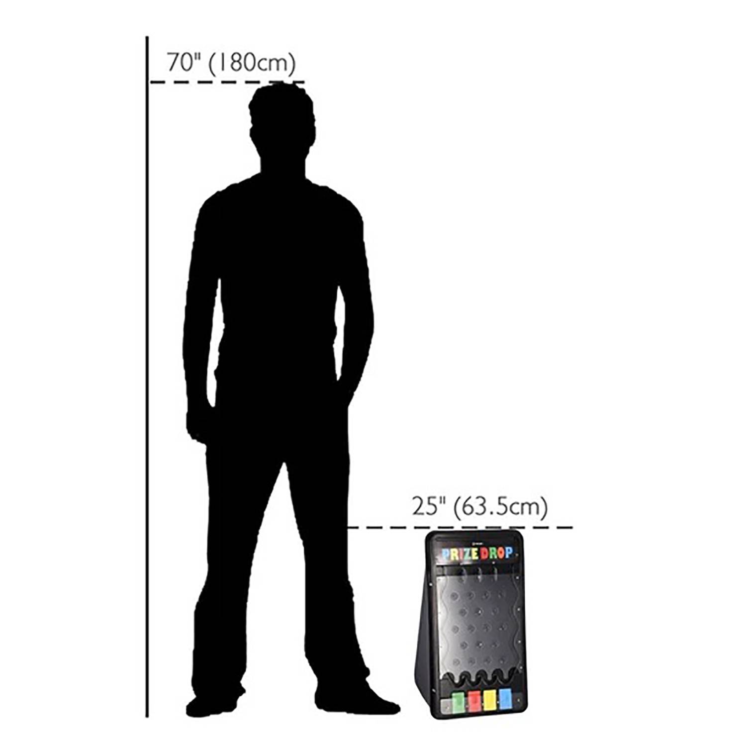 Mini Plastic Prize Drop Game Board w/ 8 Pucks - Image 4