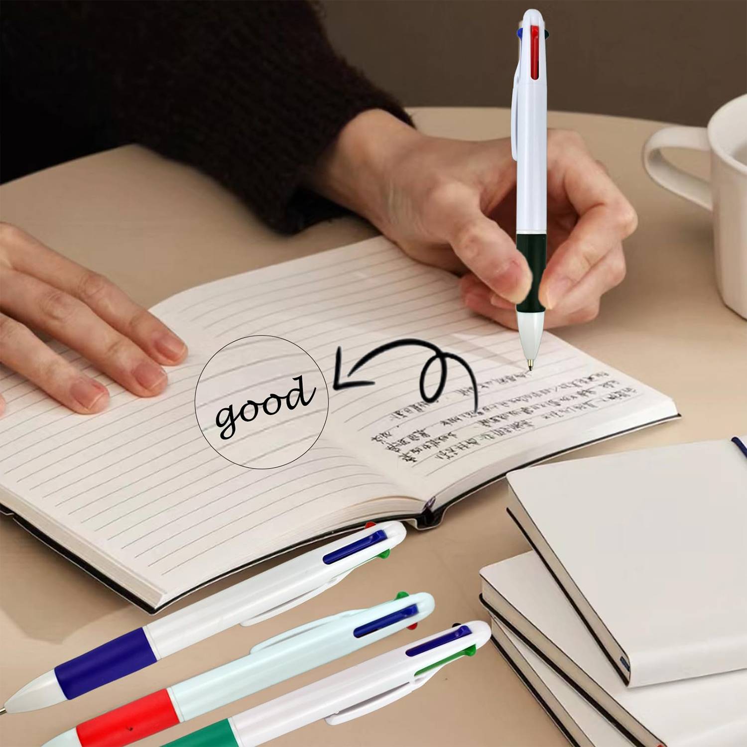 4-in-1 Colored Ballpoint Pen - Image 5