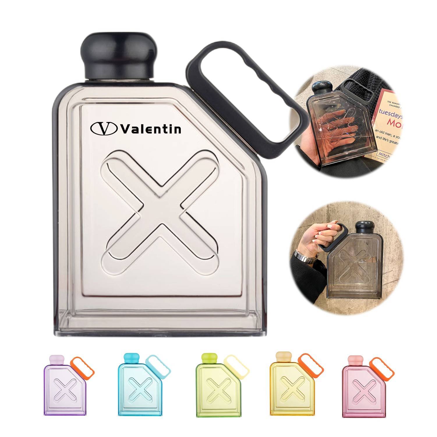 34 oz Flat Sport Flask