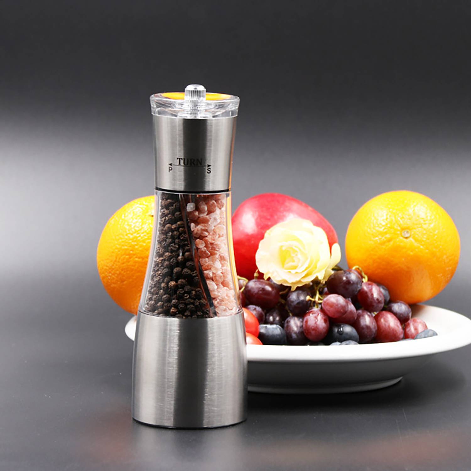 Manual Stainless Steel Pepper Grinder - Image 5