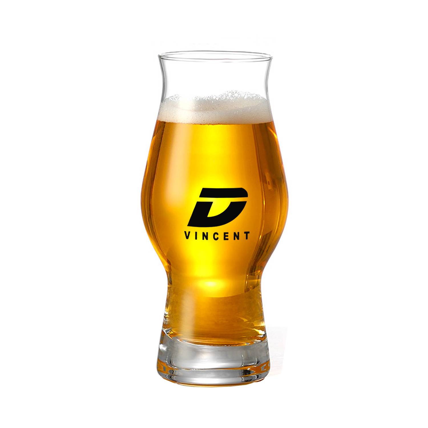 15oz Lead Free Clear Glass Beer Cup