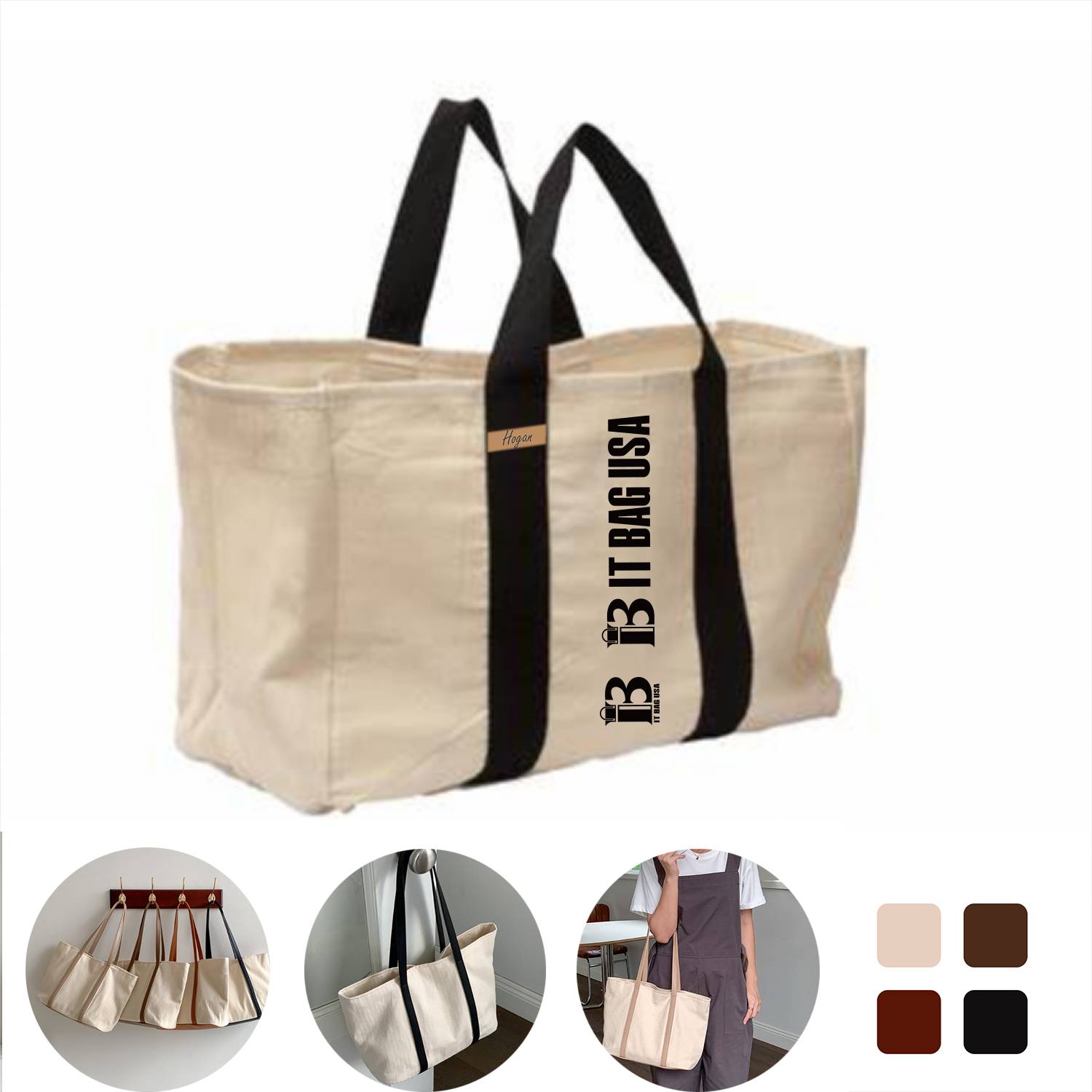 Hand-Held Canvas Bag