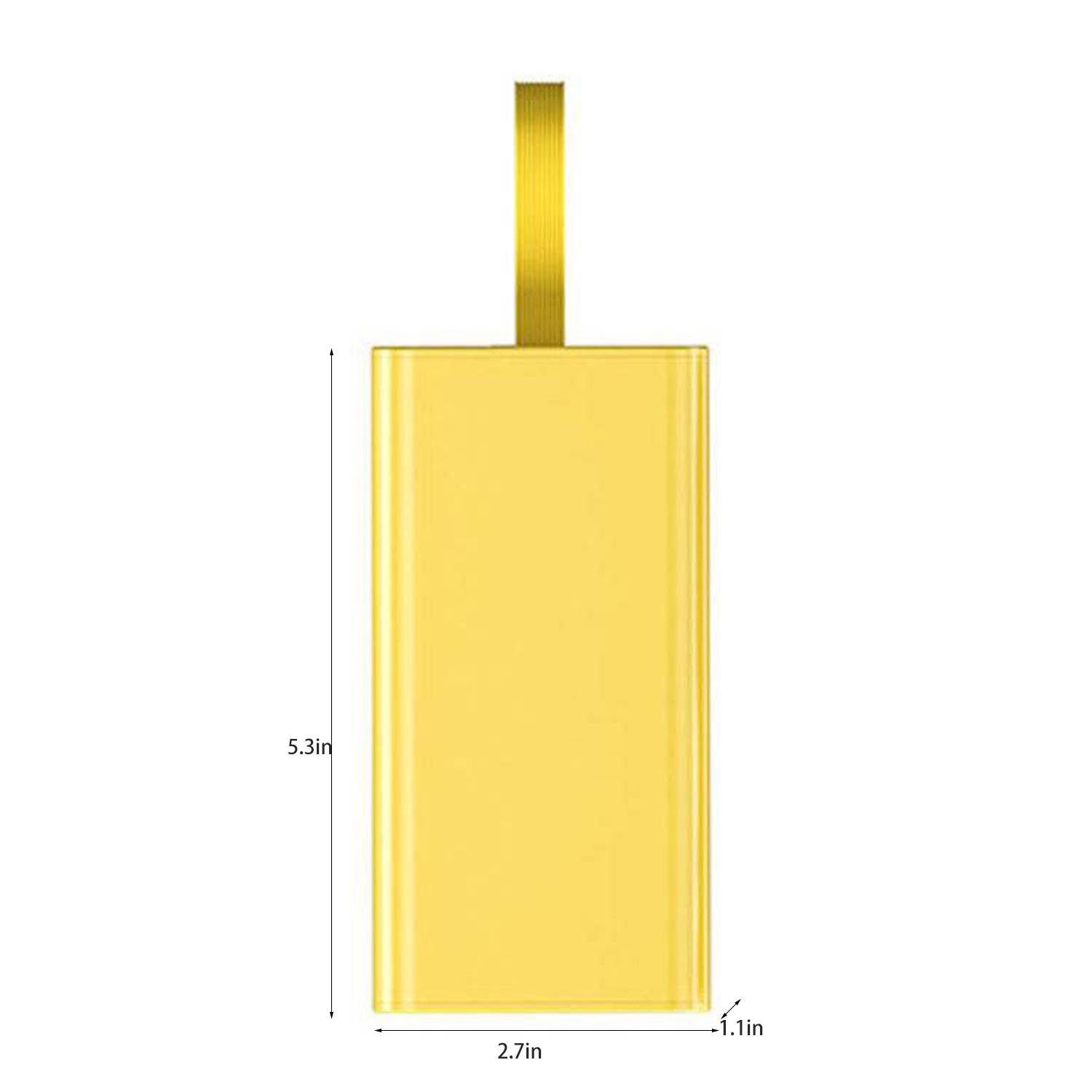 10000mAh Flashlight Power Bank w/ Built-In Cables - Image 4